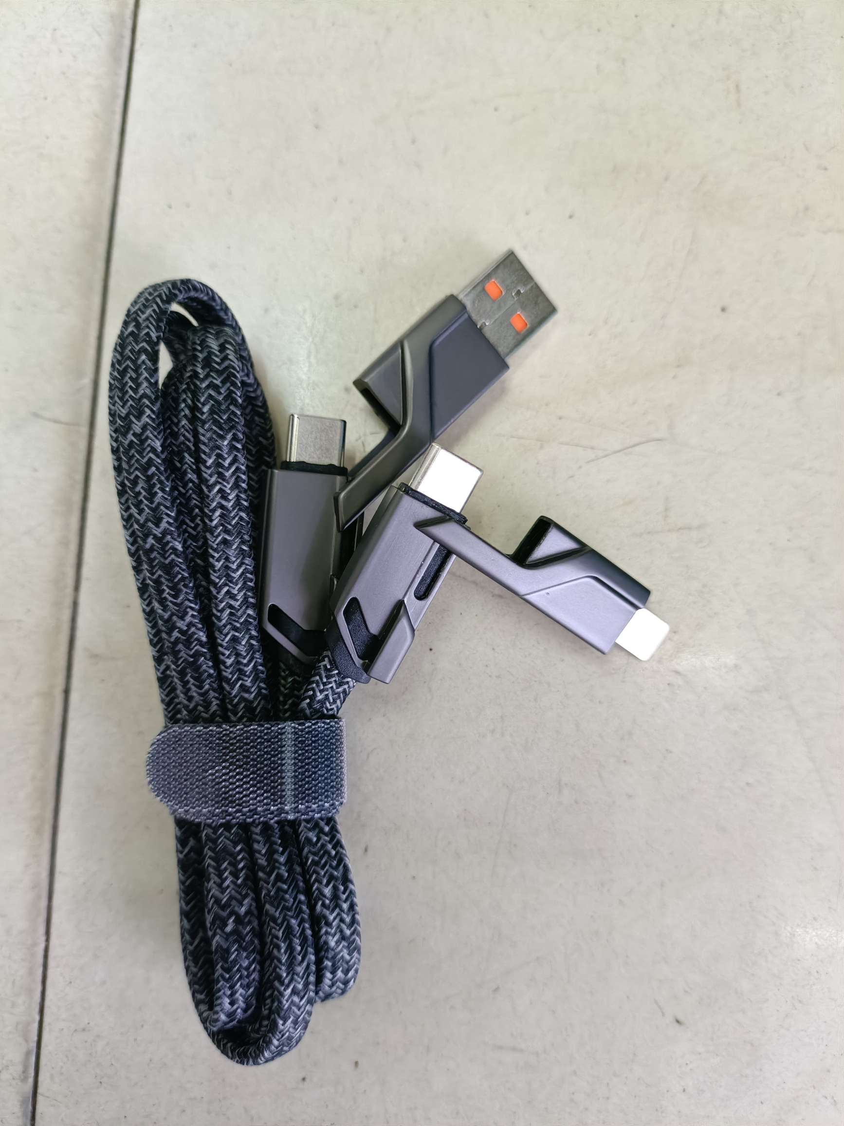 4 en 1 cable de datos de teléfono móvil tipo plástico tipo metal detail image 10
