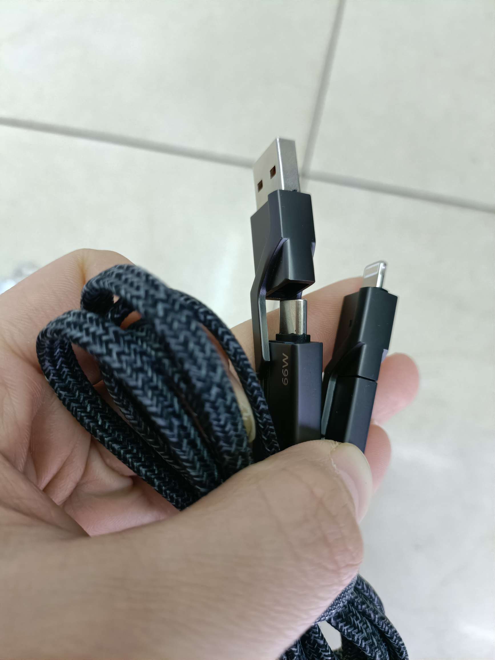 4 en 1 cable de datos de teléfono móvil tipo plástico tipo metal detail image 14