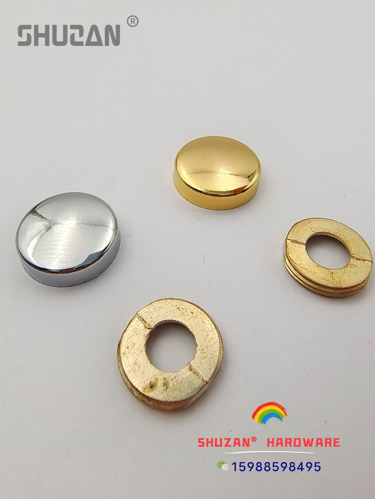 Alloy material water pipe rubber sealing gasket, iron cap sealing cover, Shuzan design, high-strength leak-proof sealing Specification image