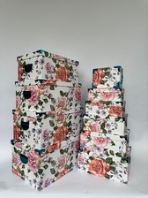 思悦 鲜花系列2十件套高档礼品盒长方形包装盒提手版