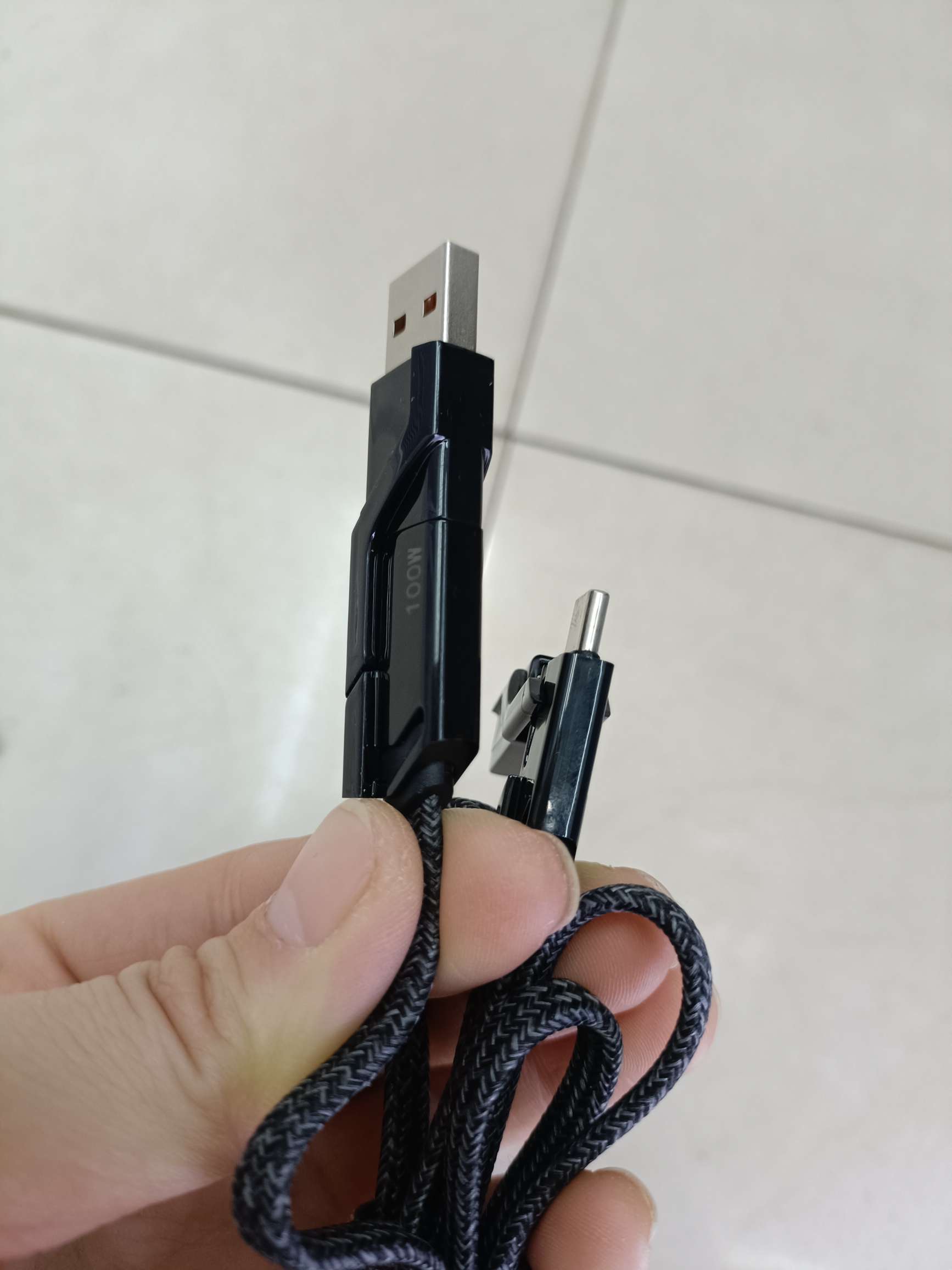 4 en 1 cable de datos de teléfono móvil tipo plástico tipo metal detail image 7