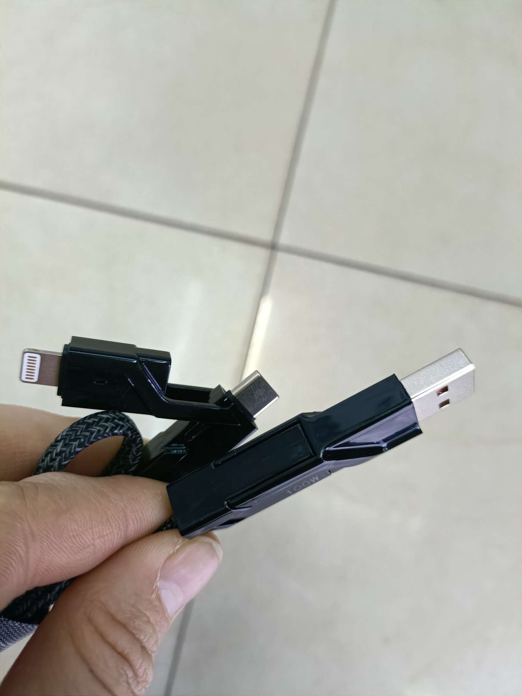 4 en 1 cable de datos de teléfono móvil tipo plástico tipo metal detail image 6