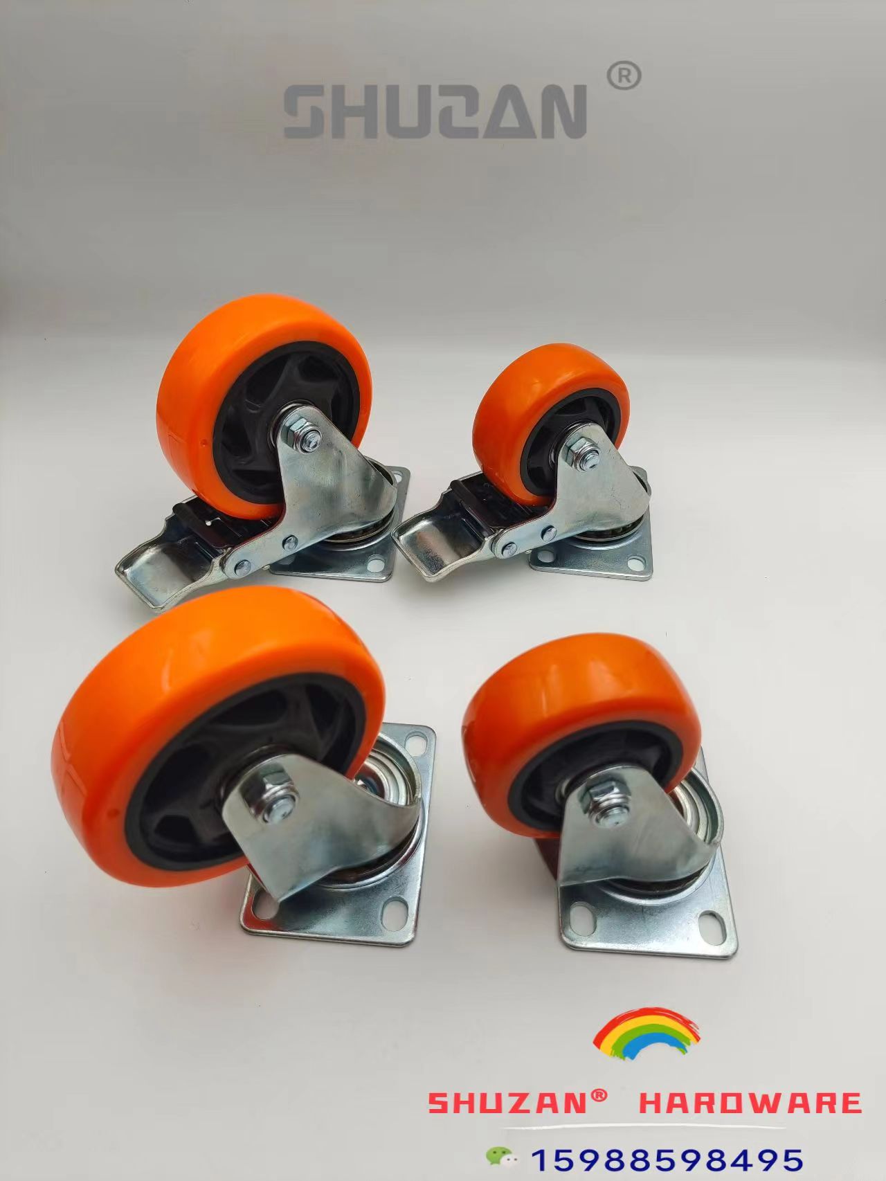 Heavy-duty shelves, universal casters, rubber silent wheels, special rotating directional wheels for flatbed trucks, and two-foot mushroom nails for reinforcement details Picture