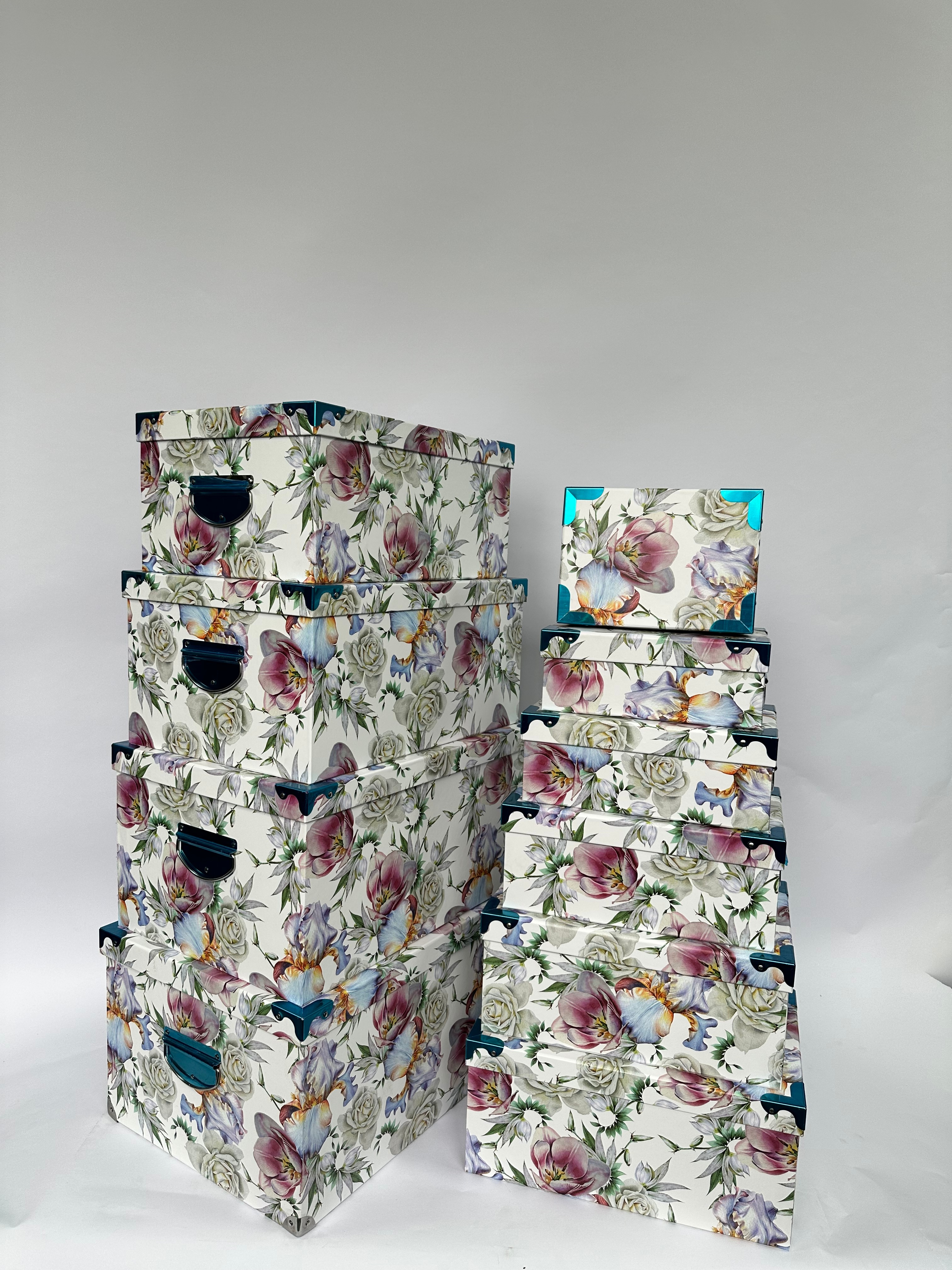 思悦 鲜花系列郁金香十件套高档礼品盒长方形包装盒提手版