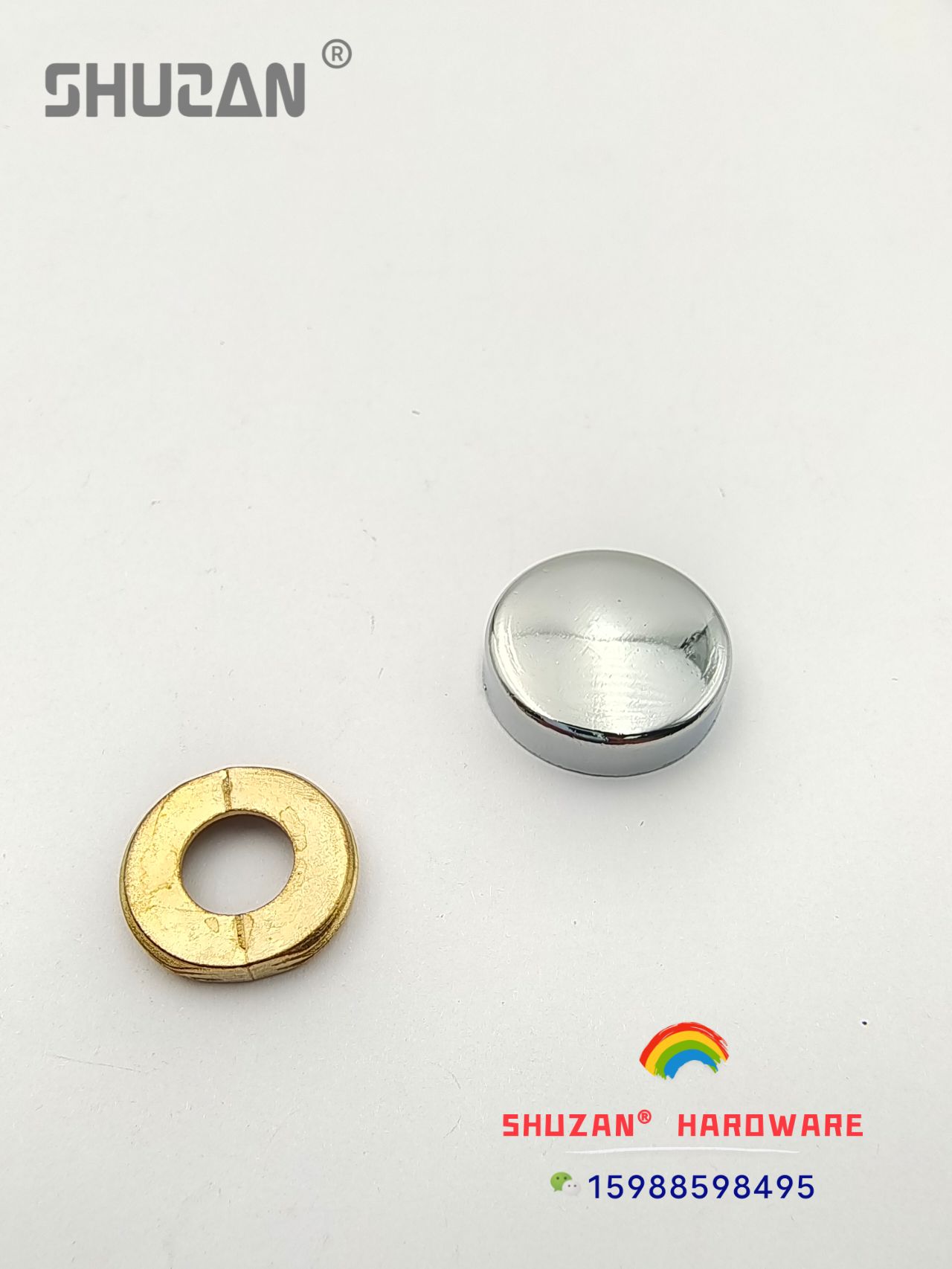 Alloy material water pipe rubber sealing gasket, iron cap sealing cover, Shuzan design, high-strength leak-proof sealing details Picture