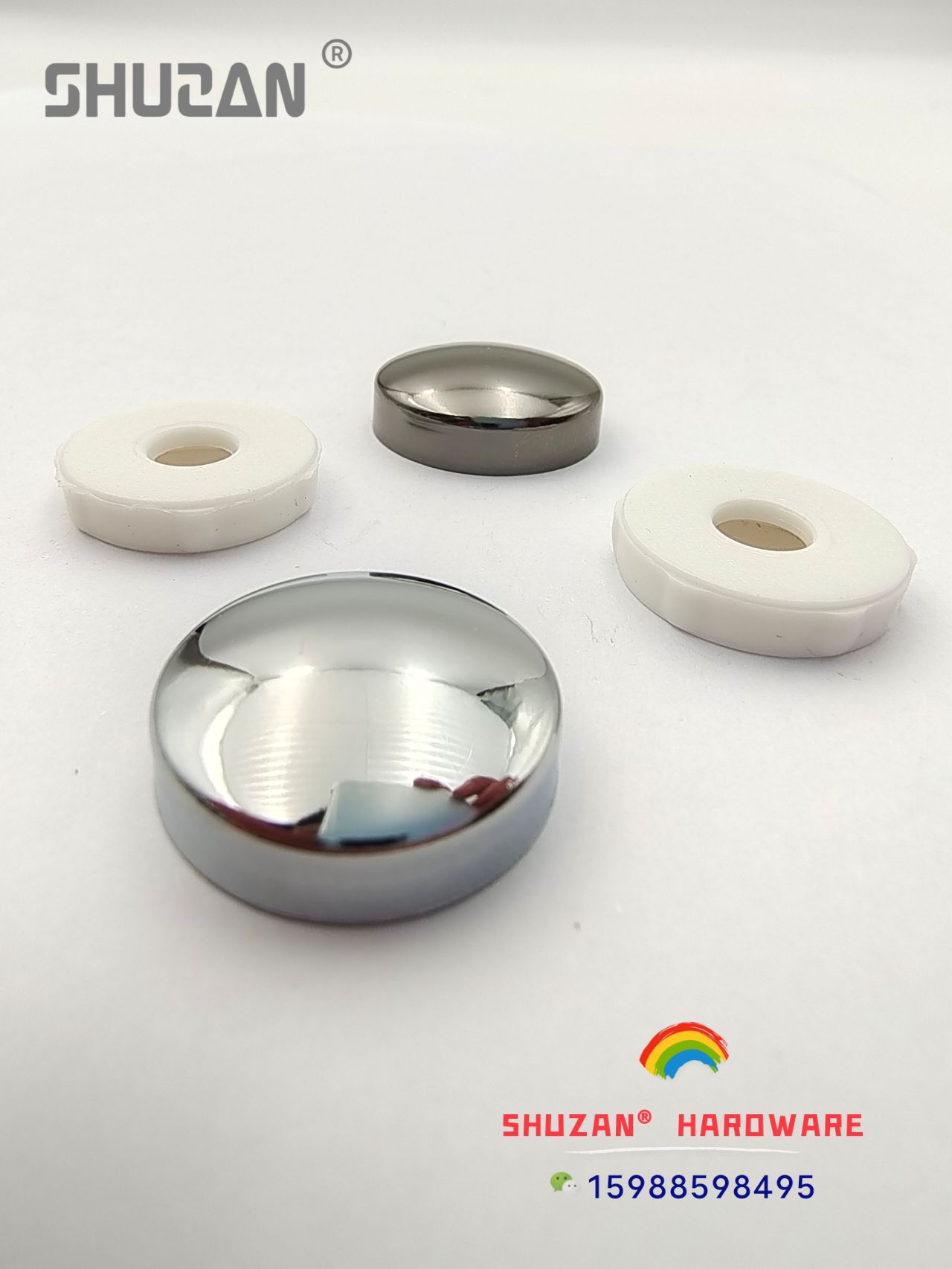 Shuzan brand water pipe rubber sealing gasket alloy iron cap, corrosion-resistant and leak-proof, factory direct sales