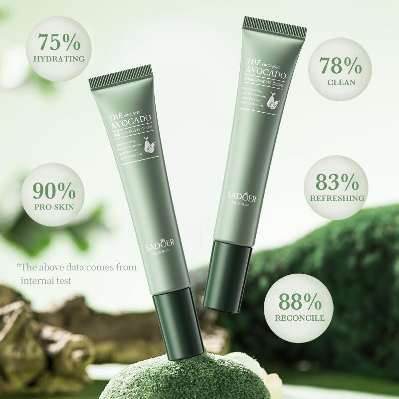 All-english avocado Eye Cream 20g SADOER moisturizes and improves eye wrinkles and eye bags. Cross-border export Specification image