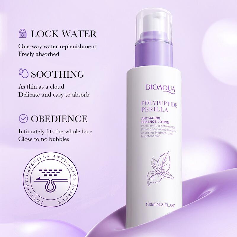 All-english Peptide Perilla Essence Lotion 130mlBIOAOUA Hydrating and Moisturizing Lotion Cross-border export details Picture
