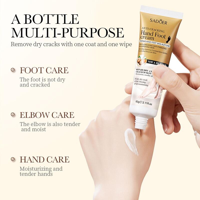SADOER's 60g All-English hand and foot cream is a hydrating, moisturizing, anti-cracking and hydrating scented hand cream for cross-border export details Picture