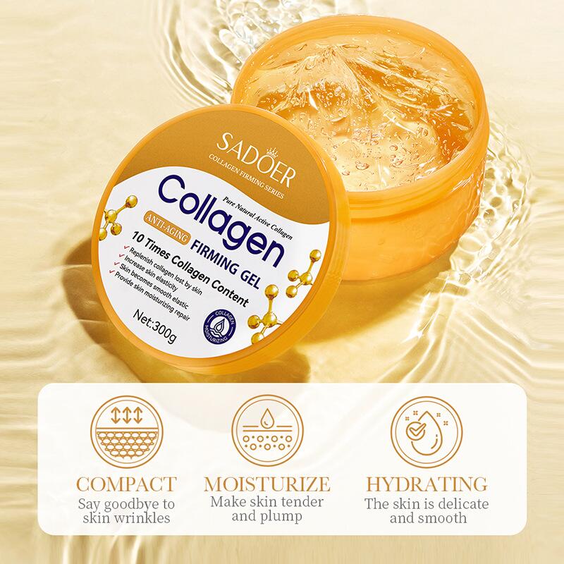 All-english Bone collagen Gel 300g SADOER Hydrating, Moisturizing, Firming and Nourishing Gel Cross-border export details Picture