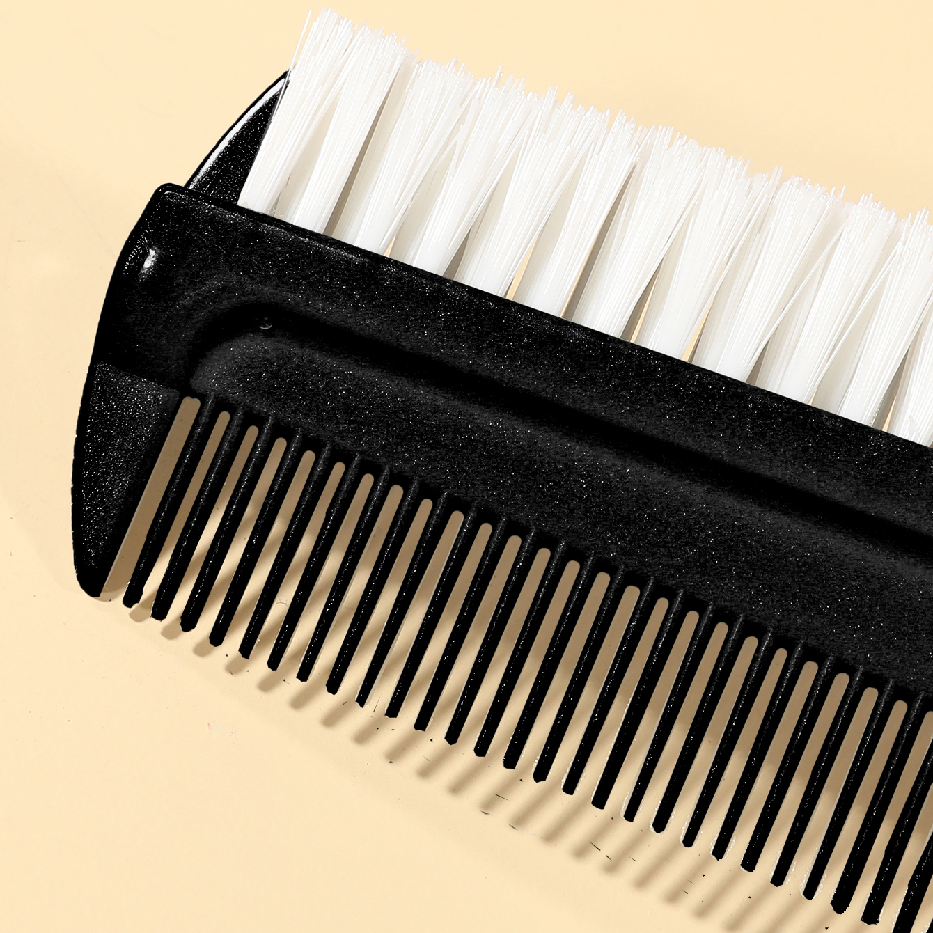 Hair dye comb, double-sided soft bristle brush, hair dye brush, hairdressing pointed tail hair dye brush Specification image