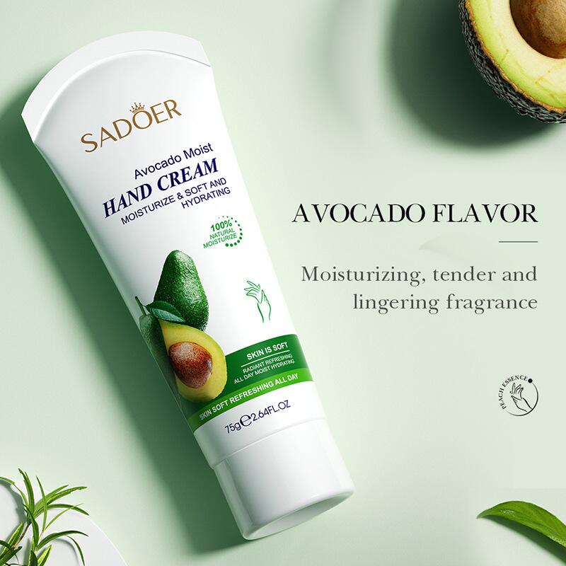 All-english fruit Hand Cream 75g SADOER Avocado Moisturizing Coconut Moisturizing Cross-border Foreign Trade Item Picture