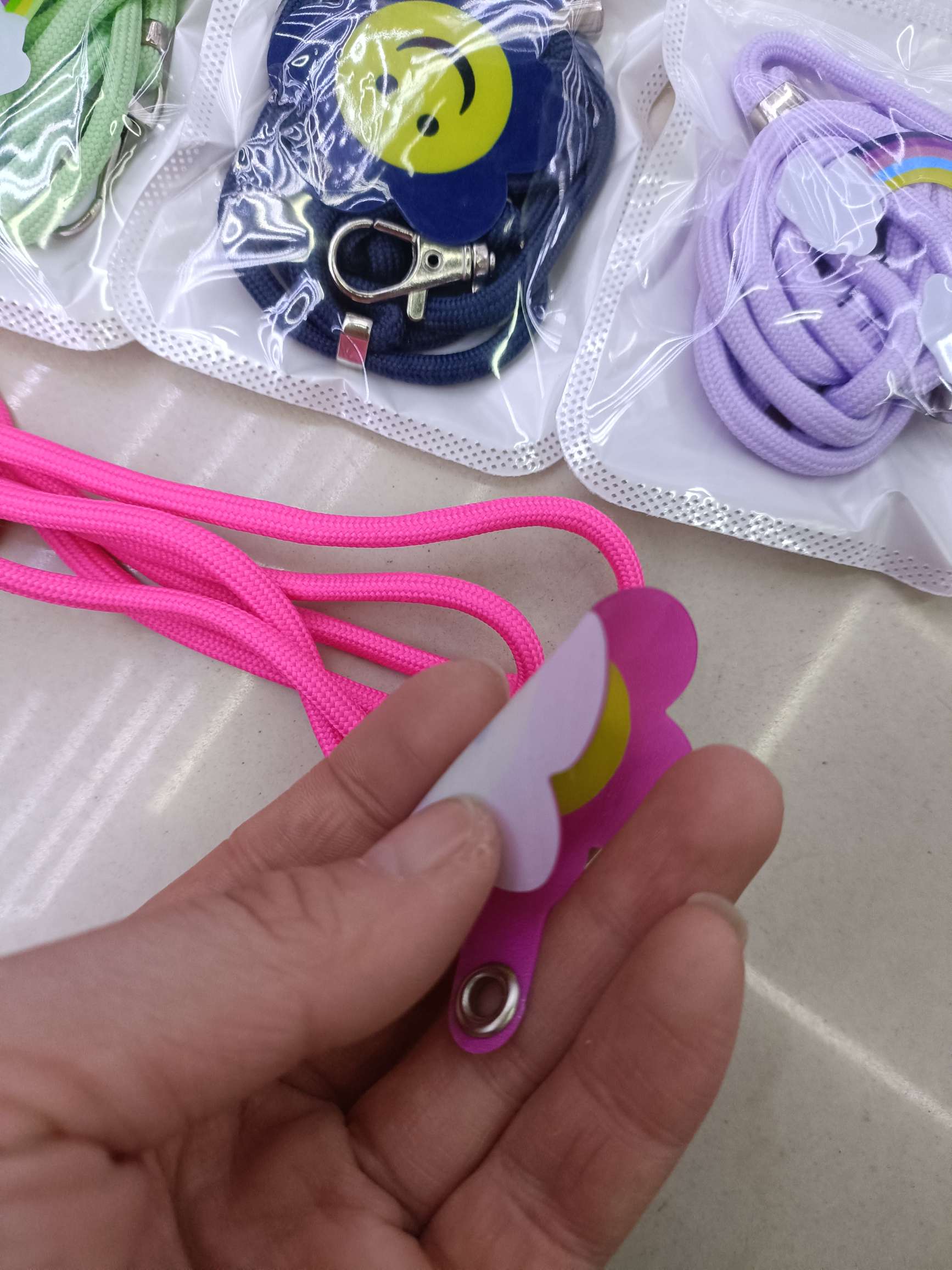 手机挂绳/图案形状垫片/挂绳软垫片细节图