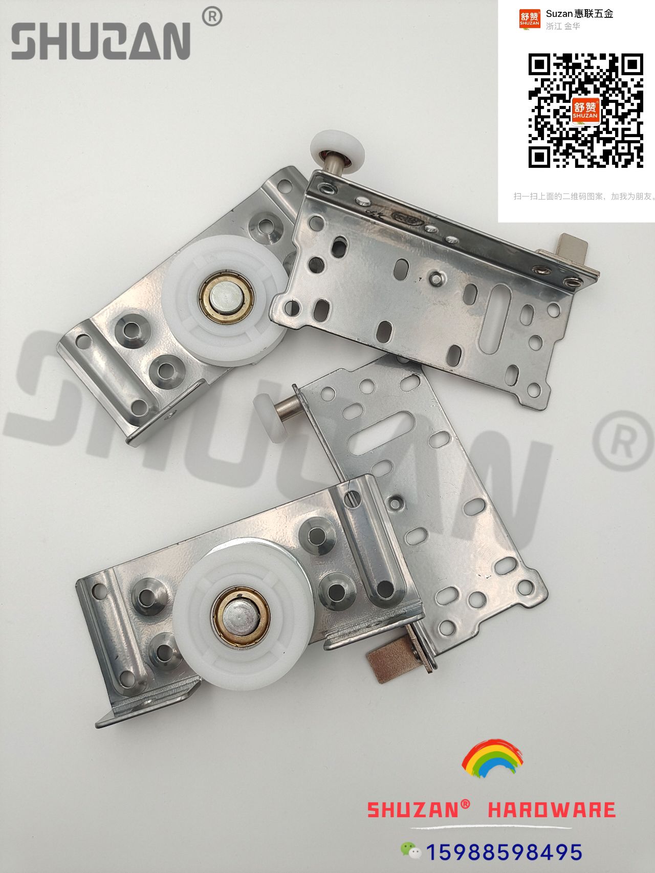 وترفع عجلات الزنك الثقيلة ذات العجلات الفضية بشكل مباشر Item Picture