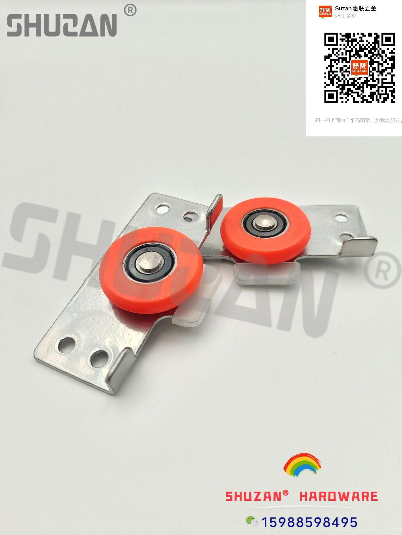 Shuzan aluminio puerta corredera de plástico puerta de baño rueda deslizante industrial heavy duty rueda de elevación guía de rueda de desplazamiento de la puerta polea del carril de la puerta venta directa de fábrica de puertas y ventanas polea Application Scenario