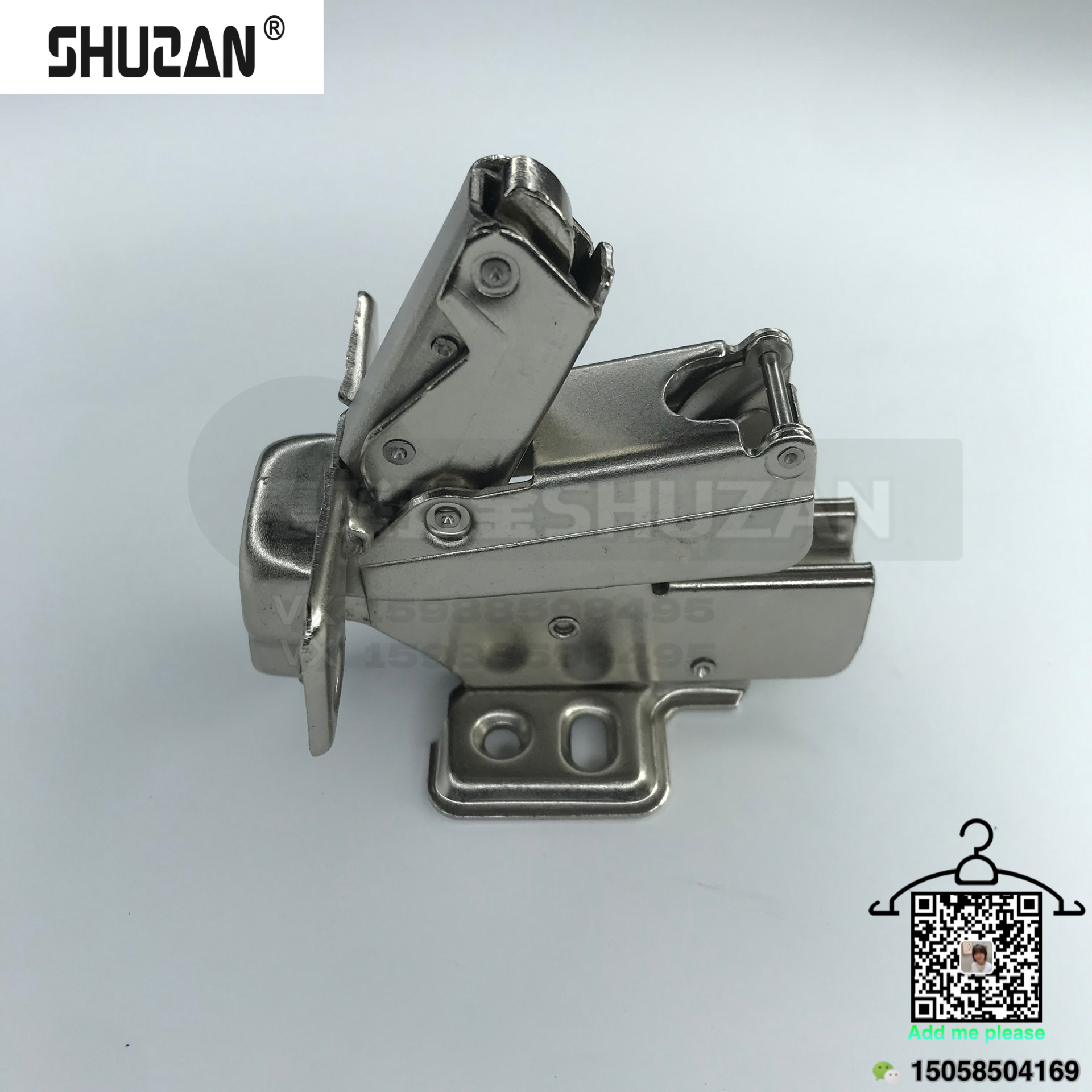 Shuzan hydraulic hinge door hinge, hinge 3 factory direct sales, cabinet upward-flipping hinge, furniture connection special Shuzan special-shaped hinge