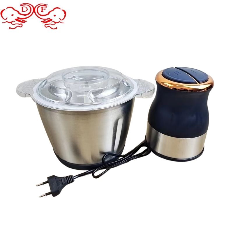 DF68012 multi-functional steel cup electric meat grinder, household stainless steel meat mixer, mincing and garlic, DF Trading House Application Scenario