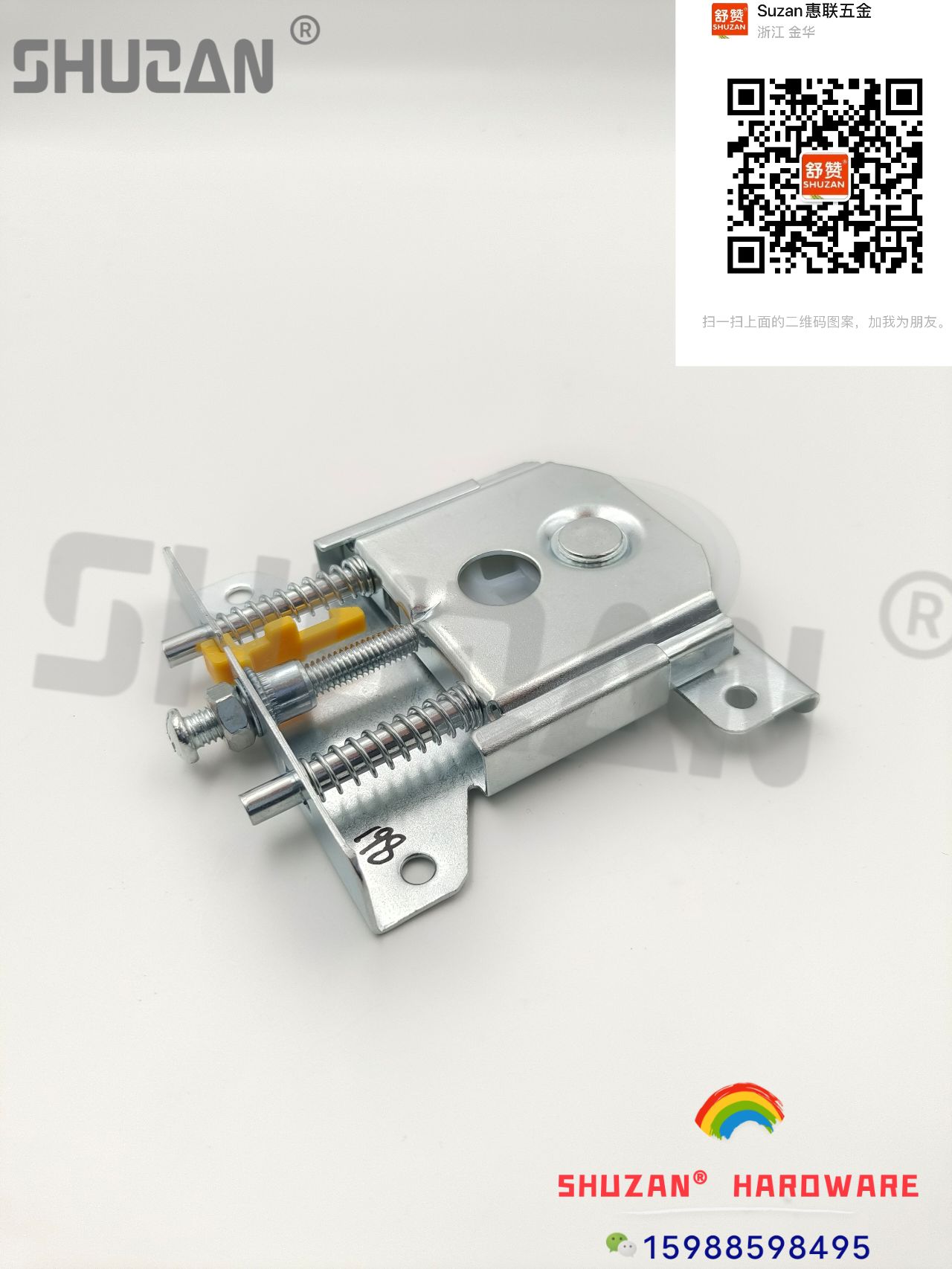 Shuzan Silver Smooth bathroom door pulley, aluminum-plastic sliding door wheel, hanging rail, heavy-duty sliding door track pulley, silent design, factory direct sales of door and window pulleys details Picture