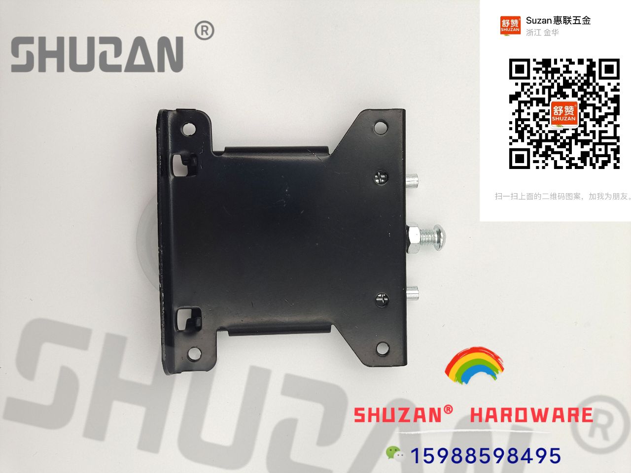 Polea de la puerta del baño de shuzan ruedas de la puerta deslizante del plástico de aluminio carril colgante rueda del carril superior de la puerta polea del carril de la puerta del desplazamiento pesado polea de la puerta negra del acero inoxidable Item Picture