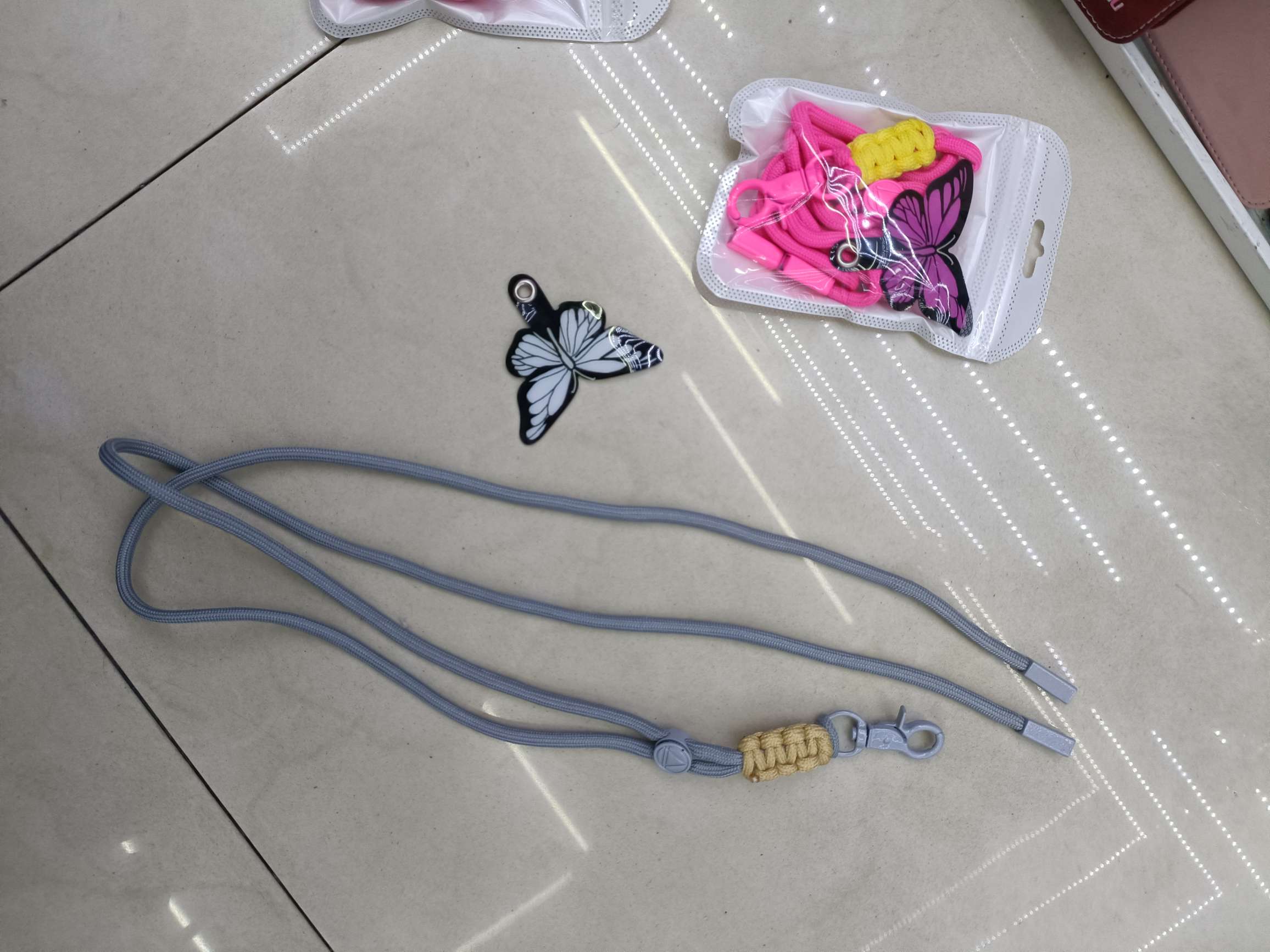 编织伸缩扣长挂绳+卡通图案软垫片详情图8