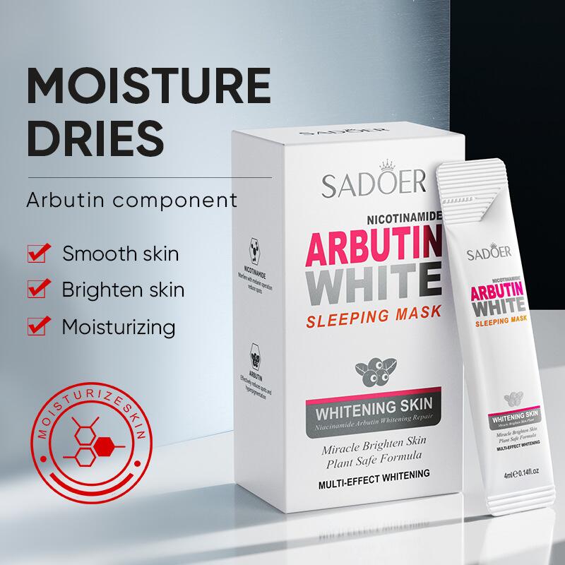Cross-border export of SADOER nicotinamide arbutin sleep mask in English