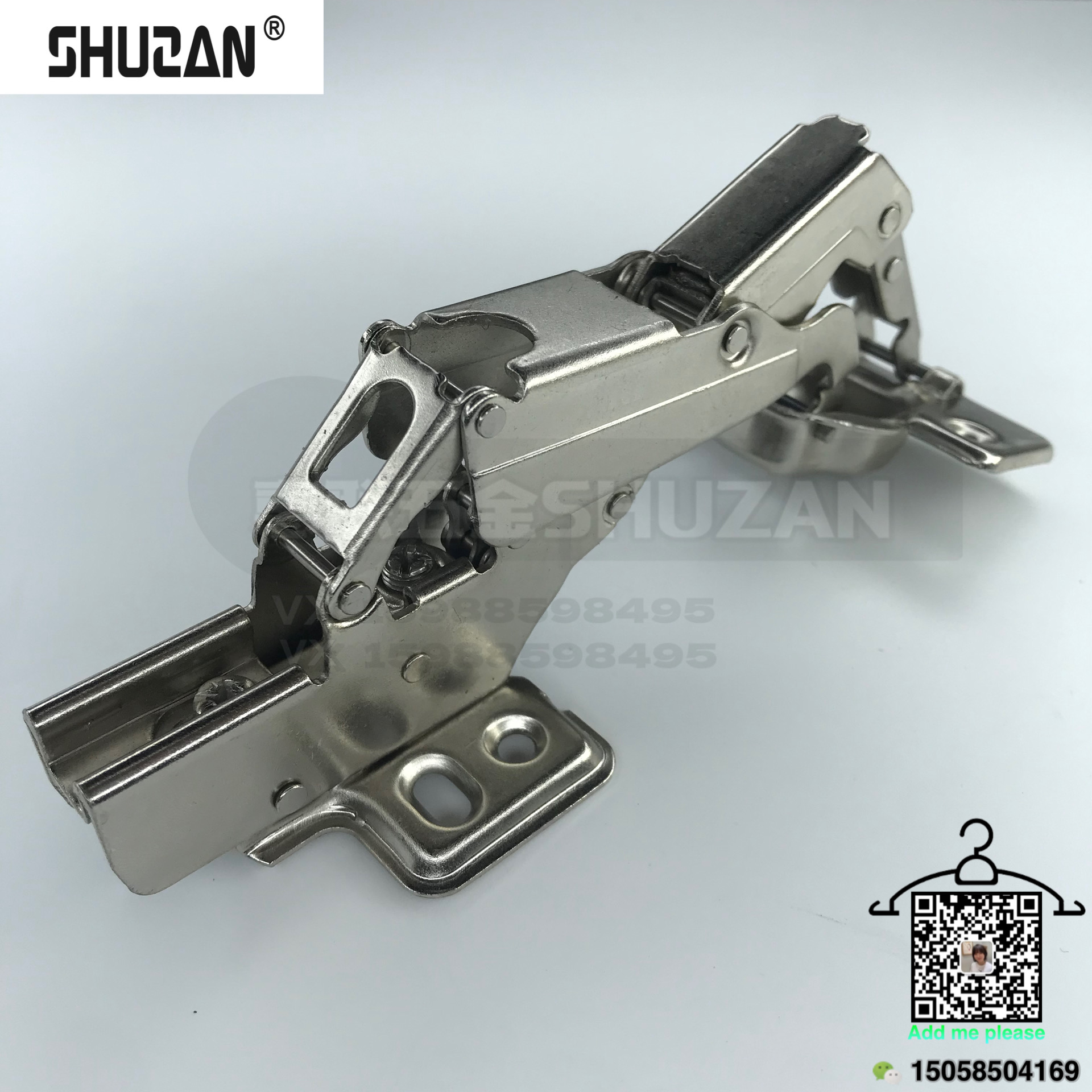 Factory direct sales of 175-degree and 165-degree hydraulic hinges, buffer damping quick-installation and detachable hinges, furniture hinges Item Picture