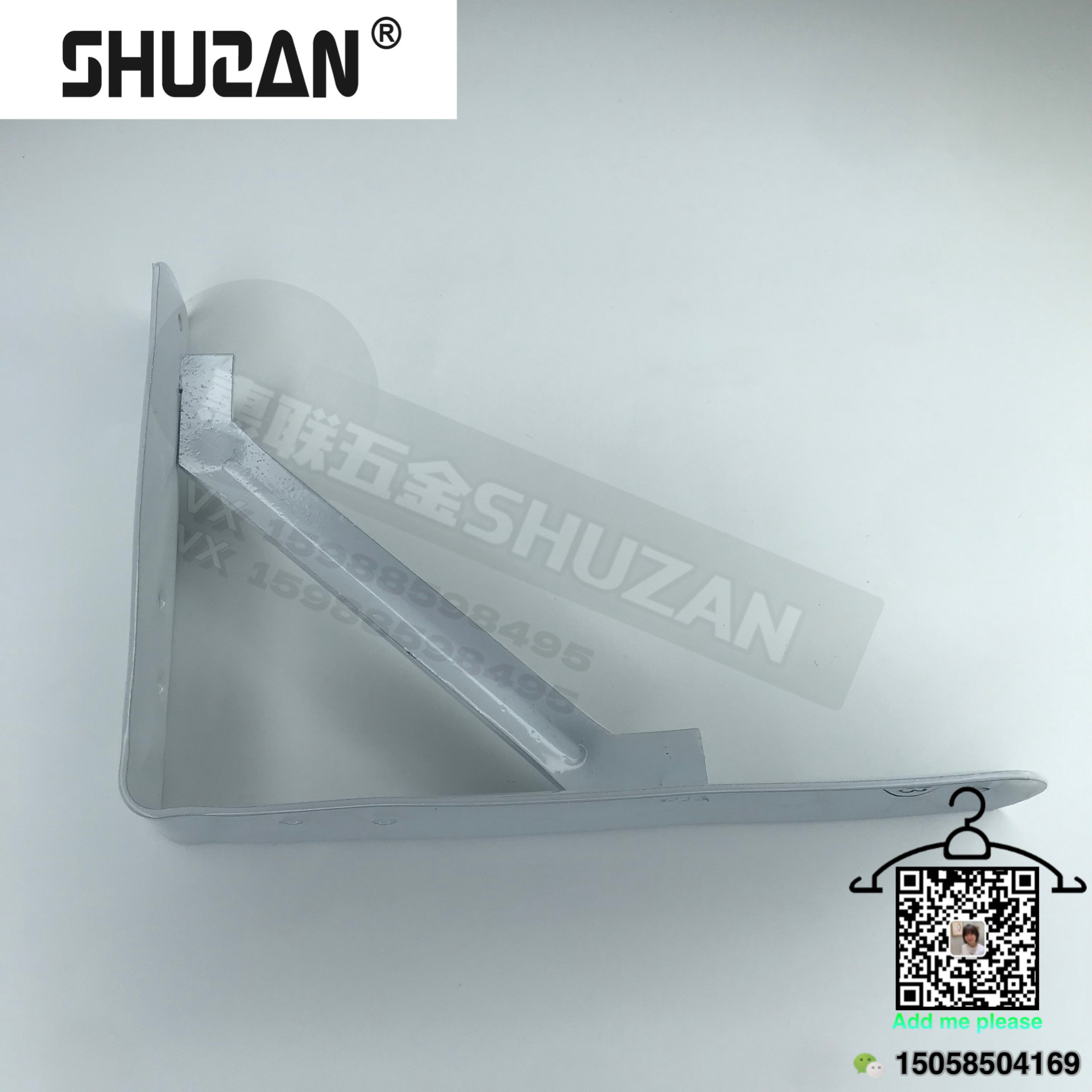 Shuzan white stainless steel baked paint live streaming rotating base, three-layer disc stand, display stand, disc stand, rotating table, large specification