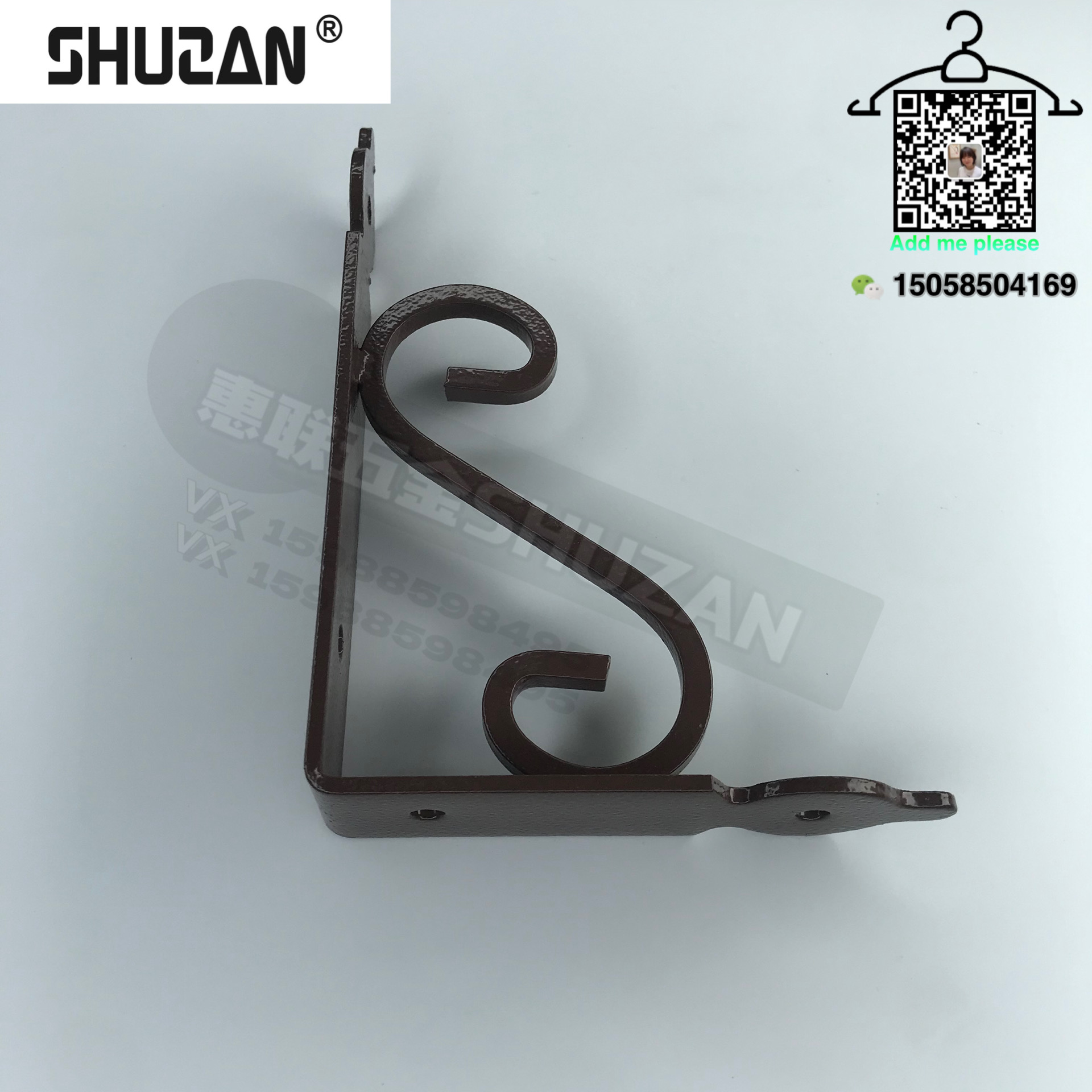 Shuzan stainless steel Live Streaming rotating base display stand plate bracket three-layer adjustable rotating table factory direct sales