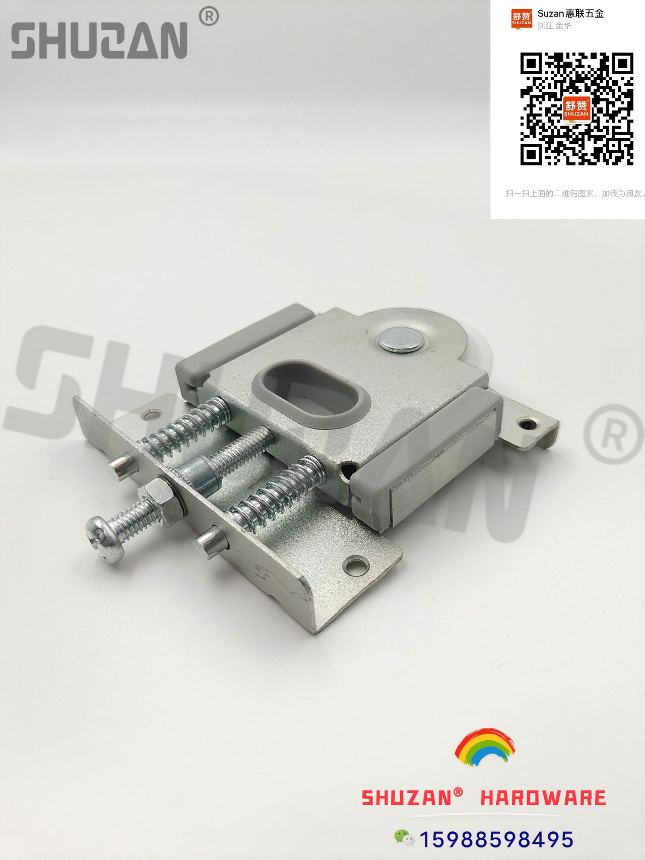 Shuzan aluminum-plastic sliding door wheels, bathroom door wheels, stainless steel hanging rails, hanging wheels, heavy-duty sliding door track wheels, door and window wheels Application Scenario