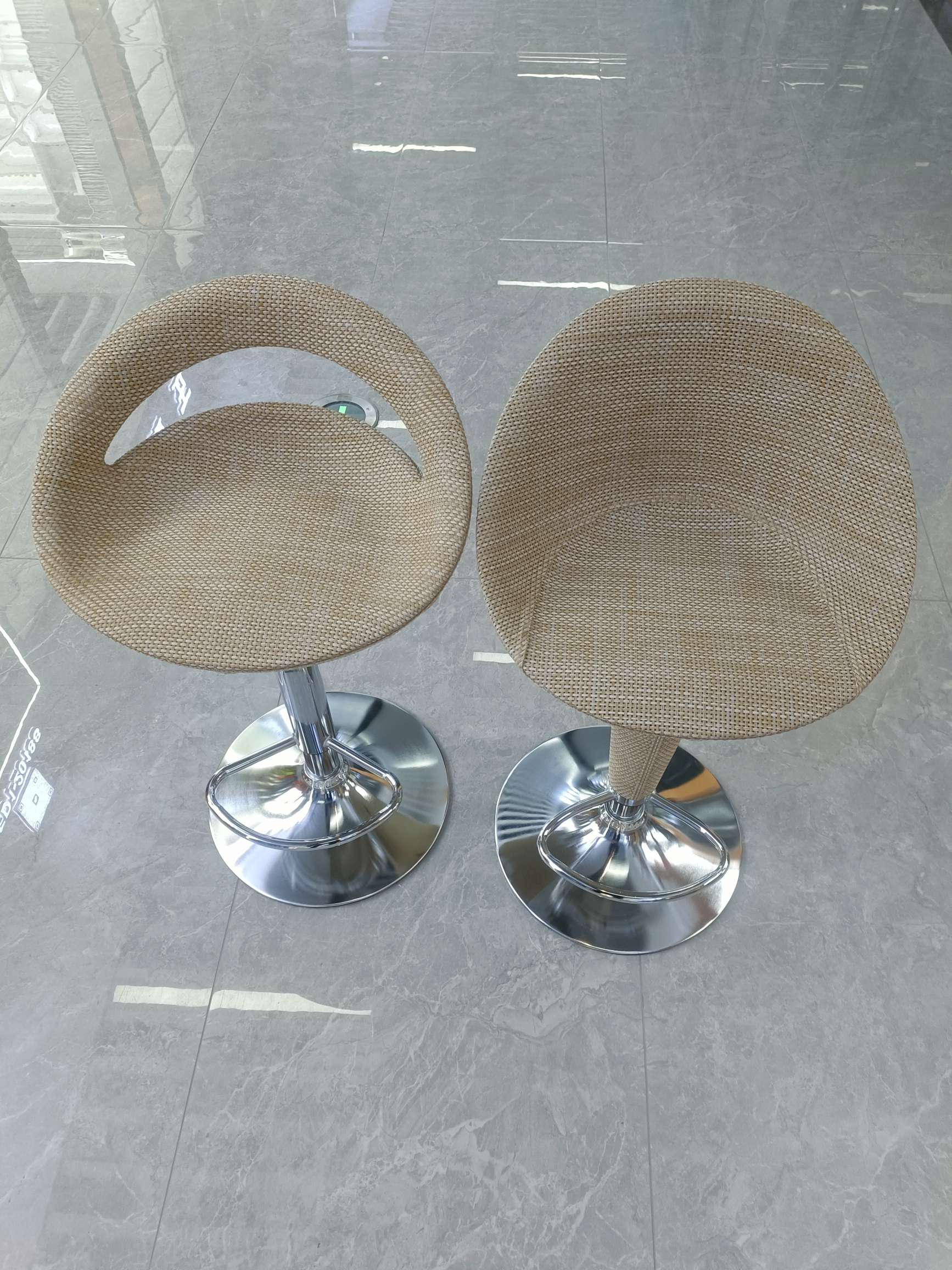 Bar counter chairs, front desk dining chairs, bar chairs, beauty salon chairs, adjustable backrests, cash register stools, mobile phone store high stools detail image 7
