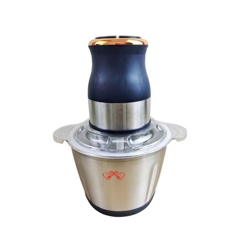 DF68012 multi-functional steel cup electric meat grinder, household stainless steel meat mixer, mincing and garlic, DF Trading House Item Picture