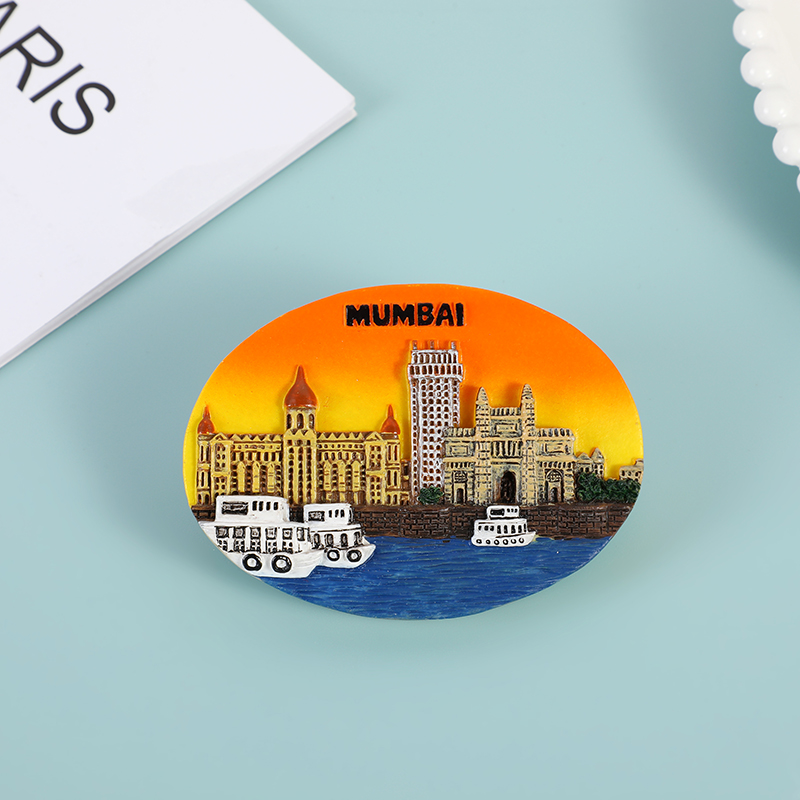 Professional manufacturer customizes 3D hand-painted fridge magnets, resin fridge magnets, creative foreign scenic spots, animals, home decoration magnetic stickers Item Picture