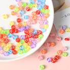 亚克力4*7表情包珠子塑料散珠多颜色可选DIY饰品配件批发