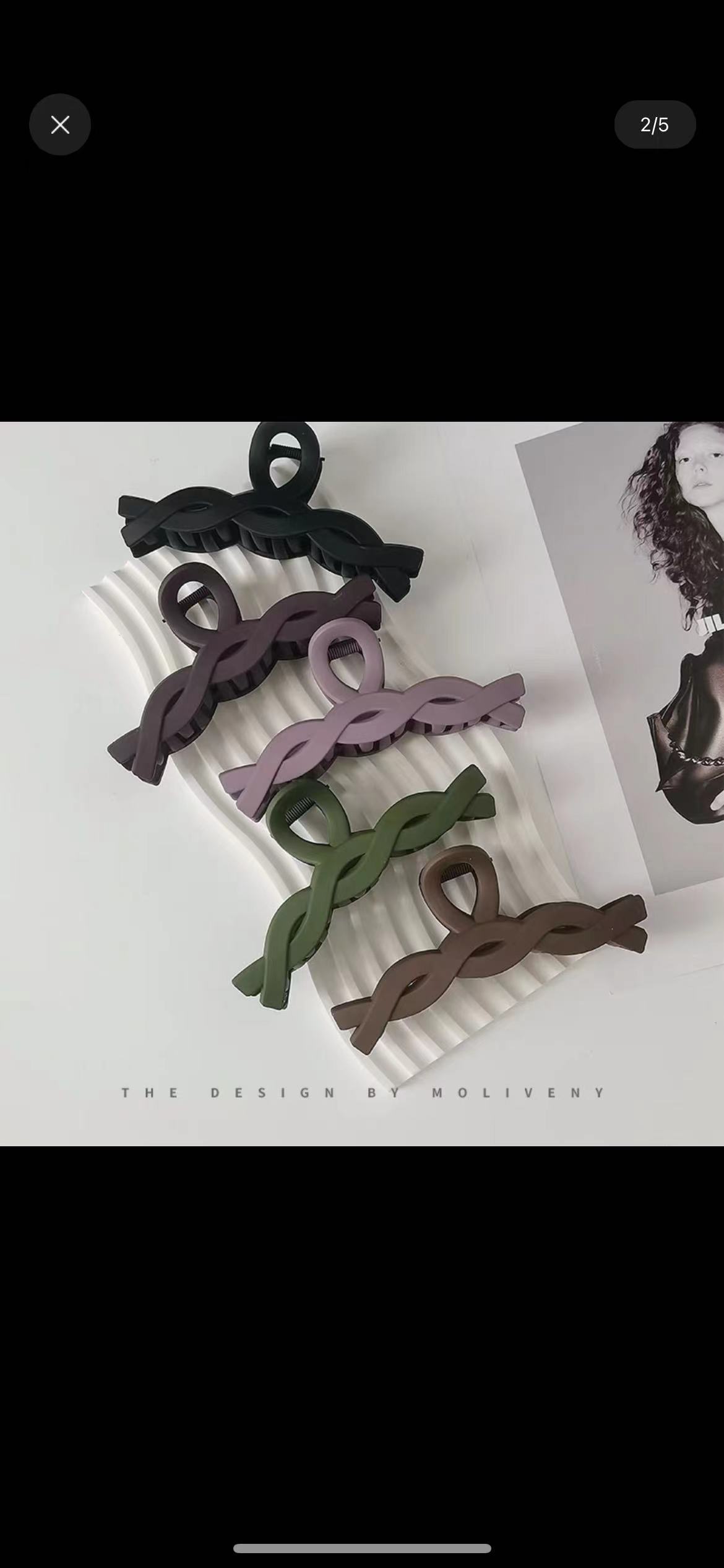 12公分麻花气质爪