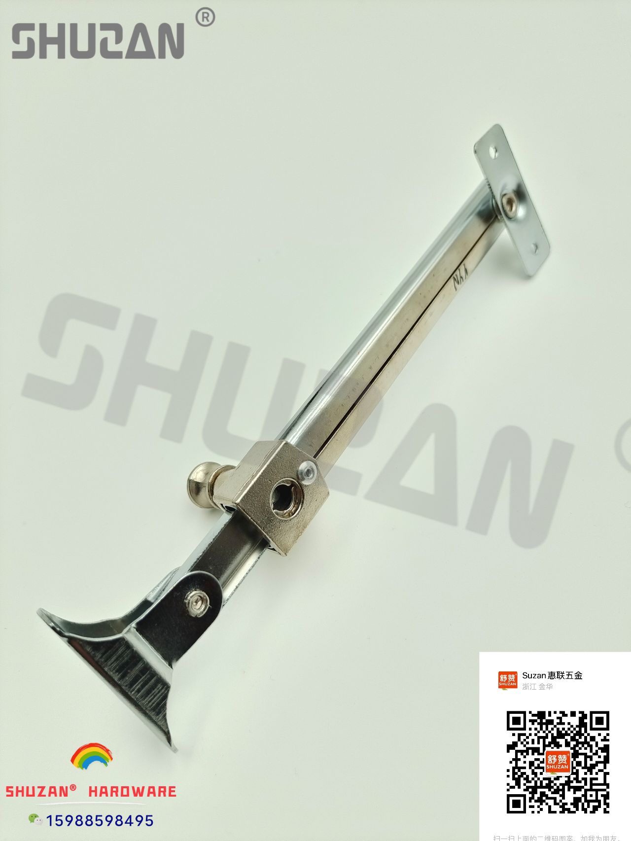 不锈钢风撑/外开窗固定杆/窗撑产品图