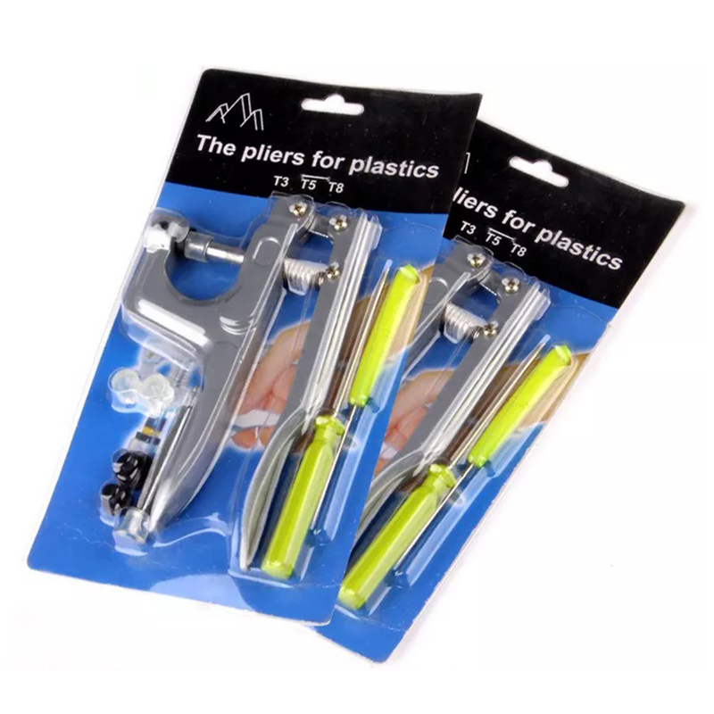 T3/T5/T8四合扣手压钳树脂四合扣手动工具按扣安装模具钳子 塑料防走光透明暗扣衬衫扣子衣服按扣隐形小号纽扣婴儿子母扣