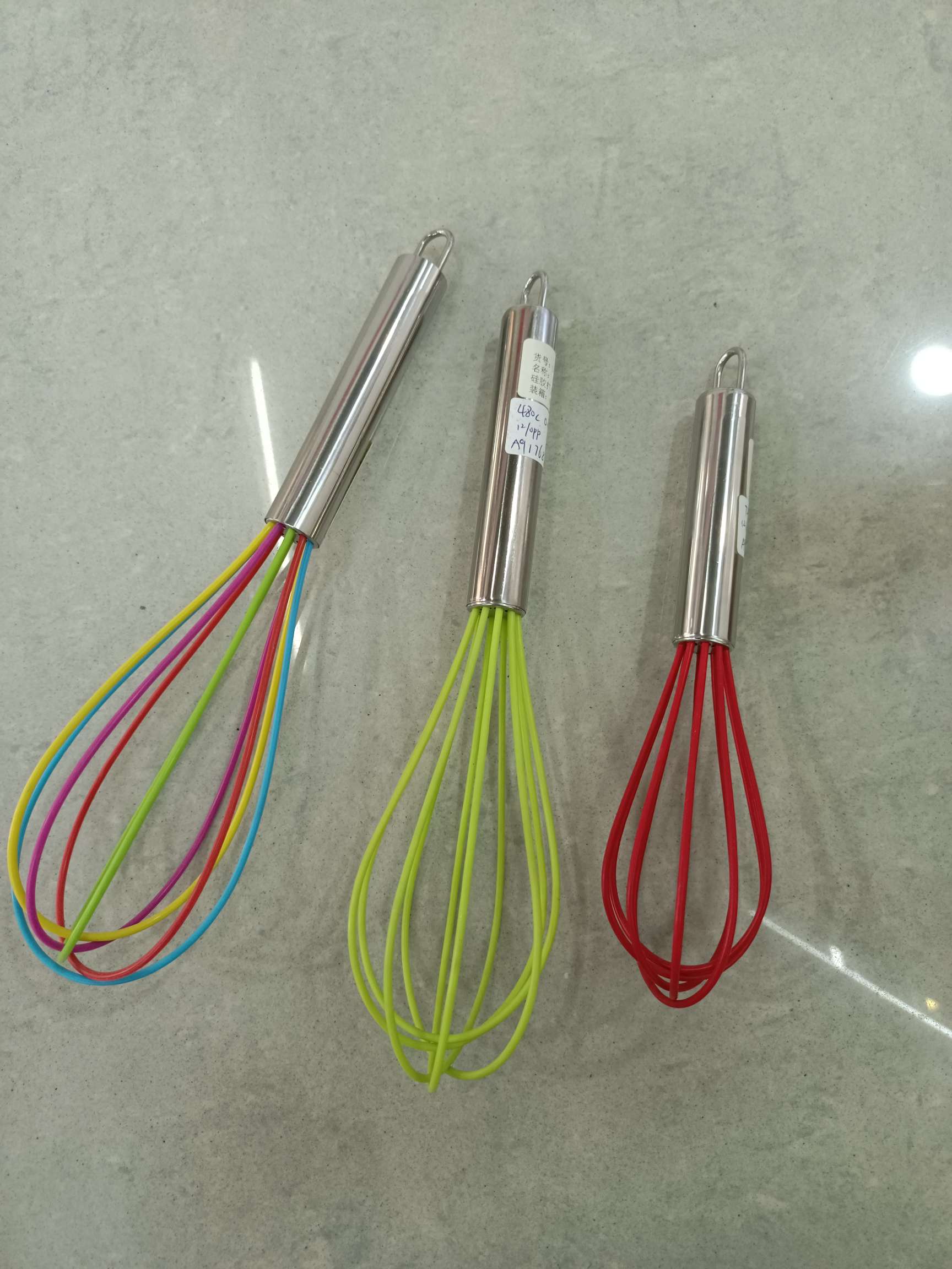 8寸10寸硅胶打蛋器 家用鸡蛋搅拌器厨房小工具奶泡器烘焙工具