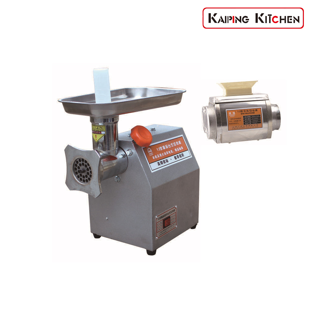 122高品五投肉本机采购大功军电机，陶品端示高期根械·這存信切片/切丝机头（选配）GX-1408台式绞肉机型号：12#/