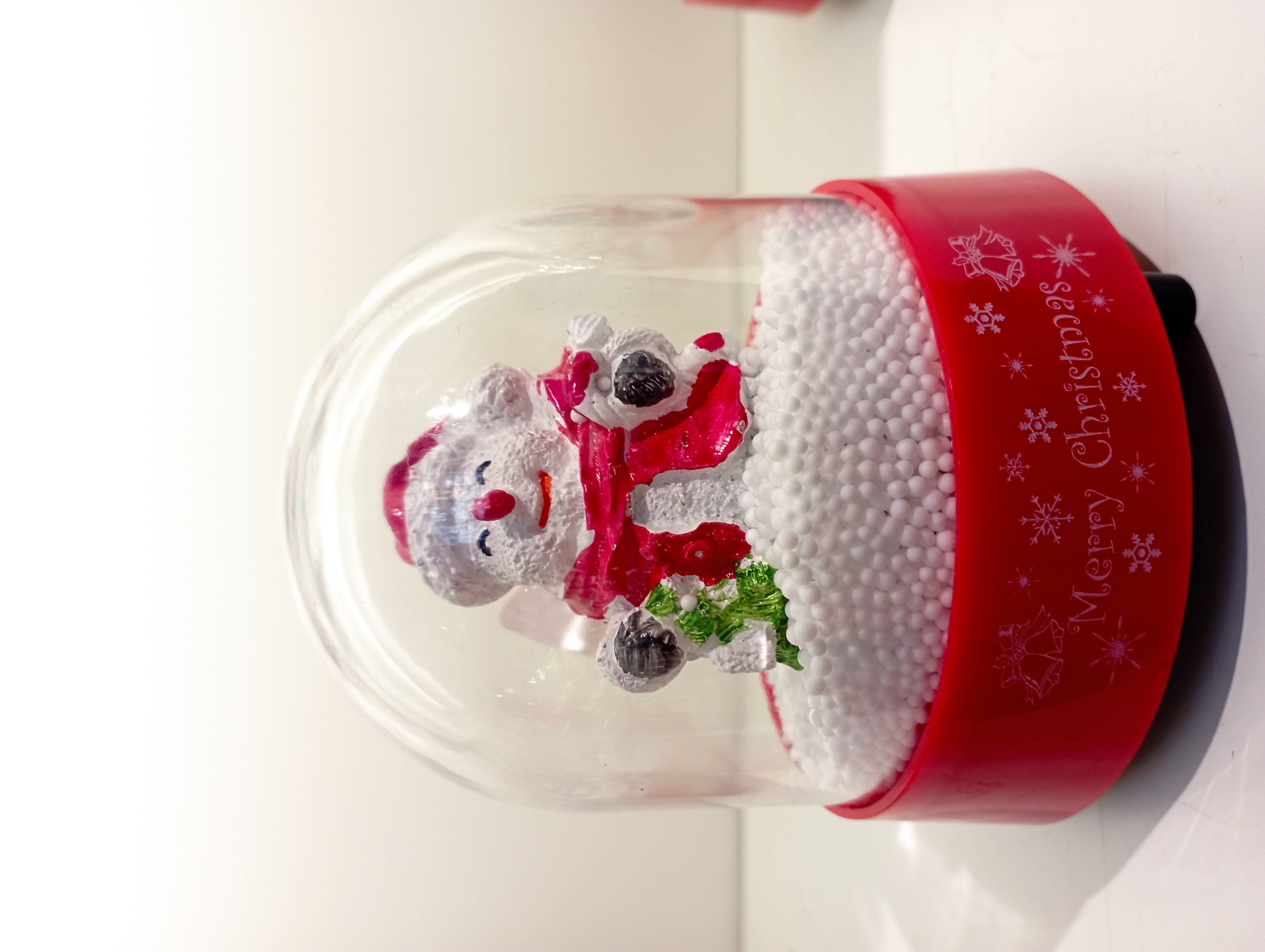 Papá noel o muñeco de nieve bola de cristal flotante de nieve giratorio caja de música eléctrica con música regalo de navidad para amigos 9123 navidad Application Scenario