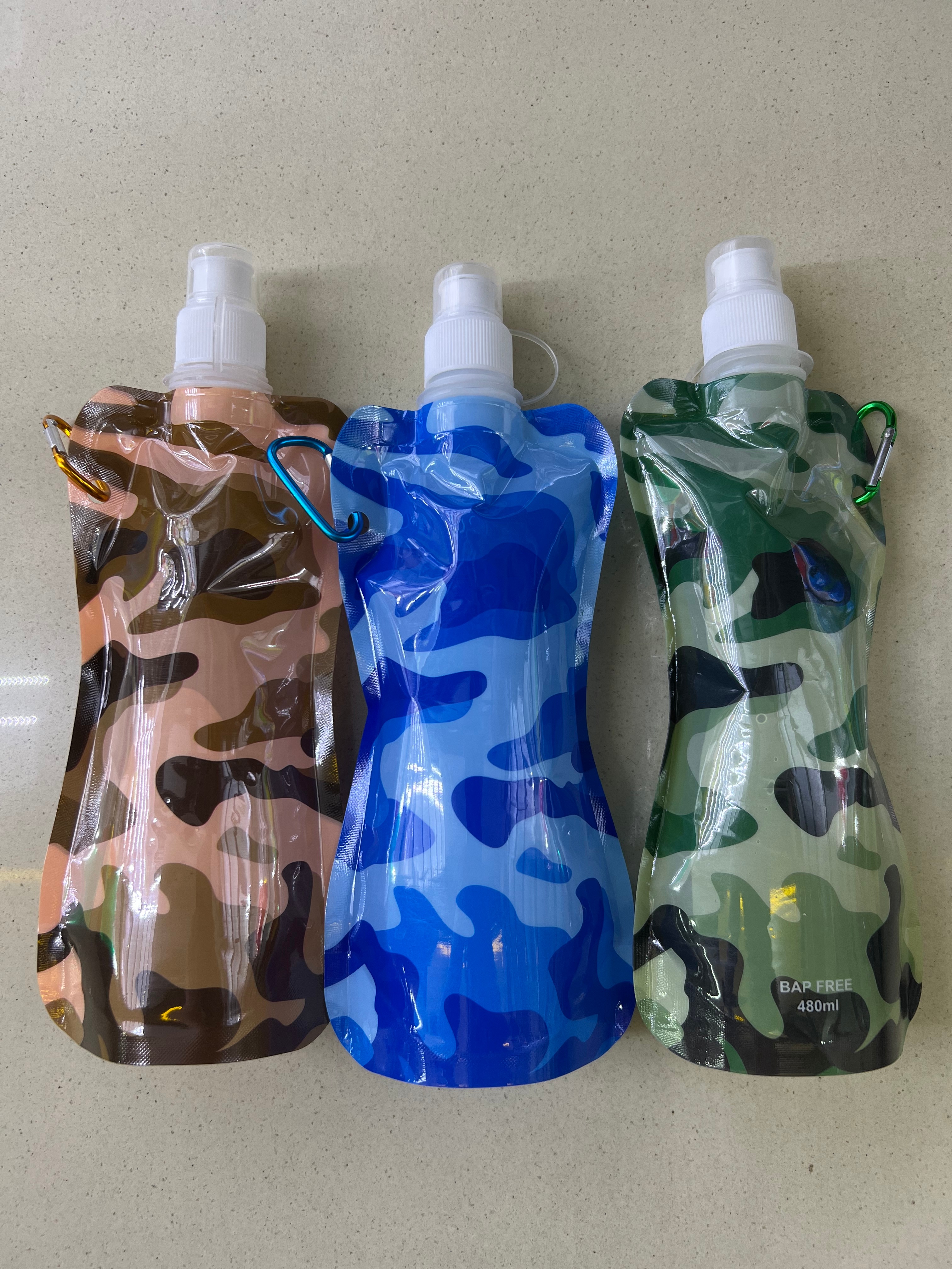 登山运动水壶包挂塑料软体袋定制便携折叠水袋水杯水瓶水壶详情图5