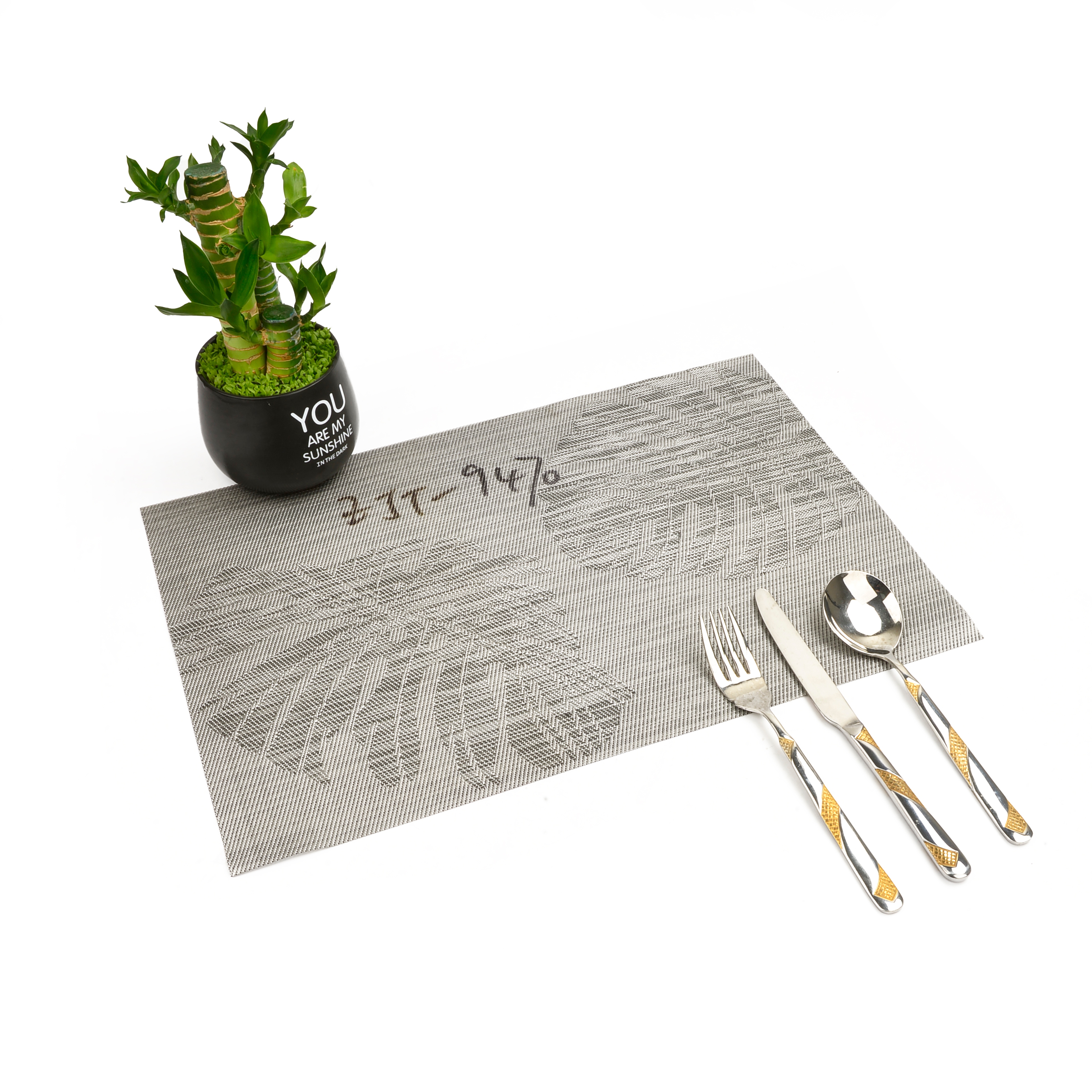 餐垫PVC小树枝防水防油隔热垫餐桌垫酒店餐厅咖啡厅西餐垫详情5