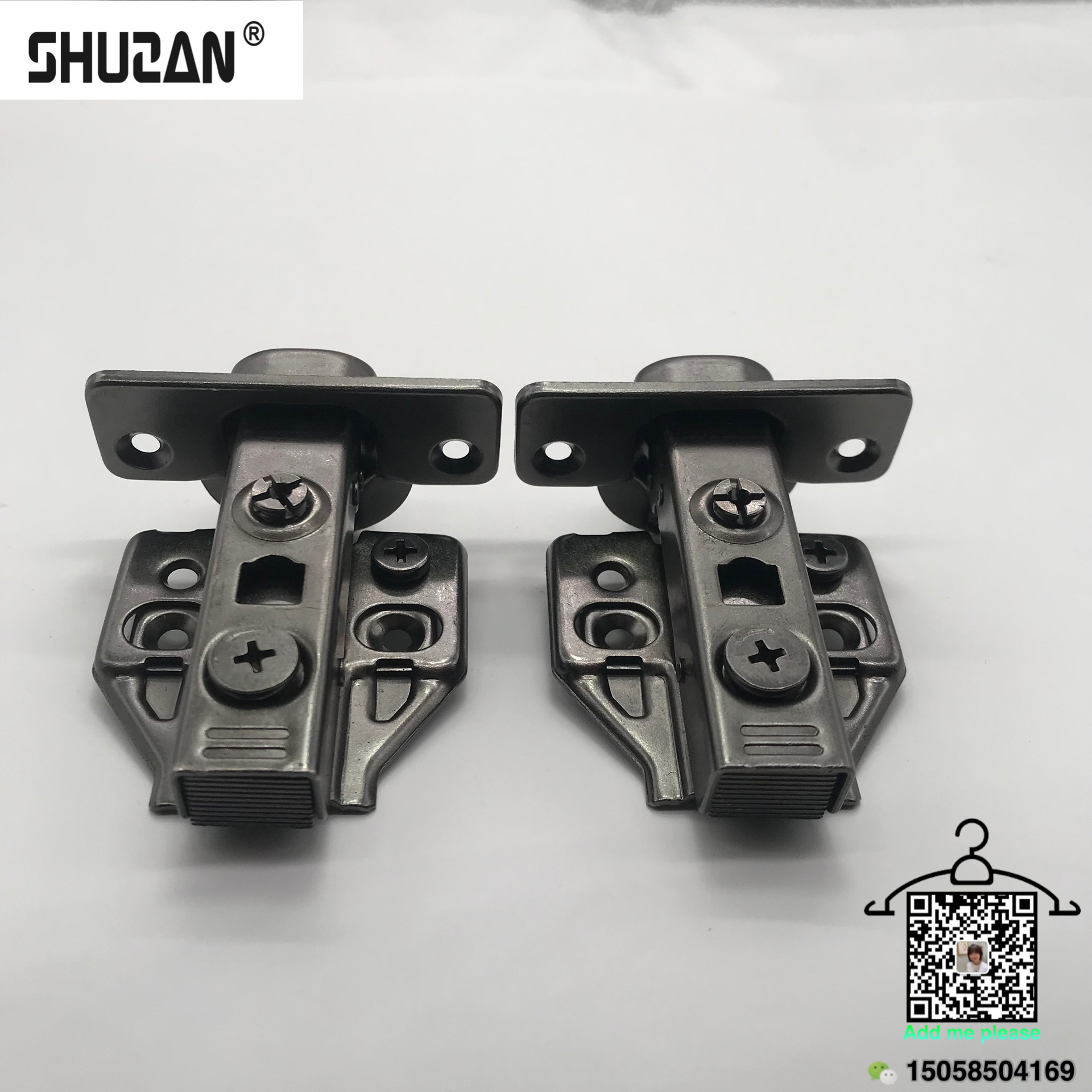 舒赞不锈钢液压弹簧合页工业铝合页自动门双向自由闭门器铰链厂家直销