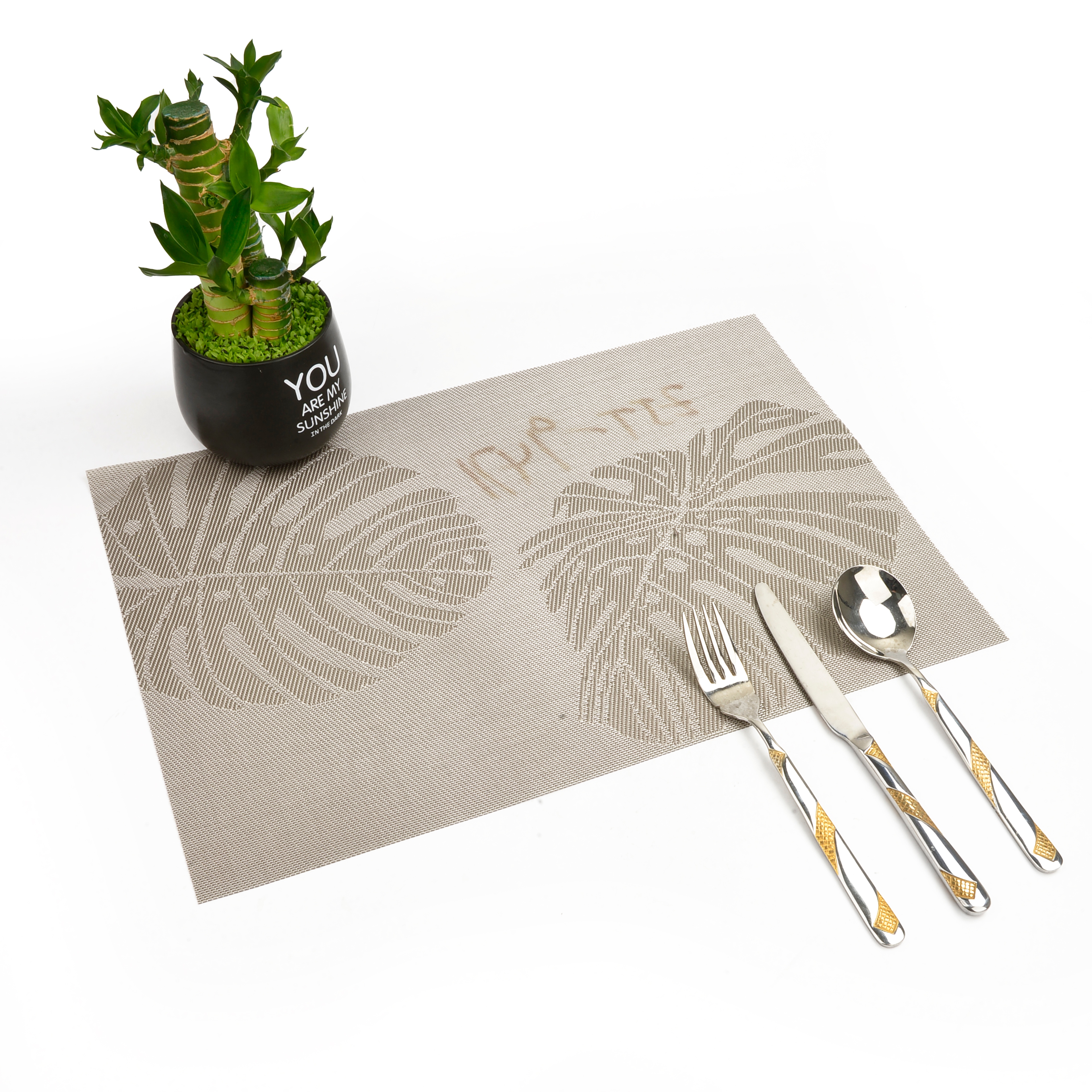 餐垫PVC小树枝防水防油隔热垫餐桌垫酒店餐厅咖啡厅西餐垫详情3