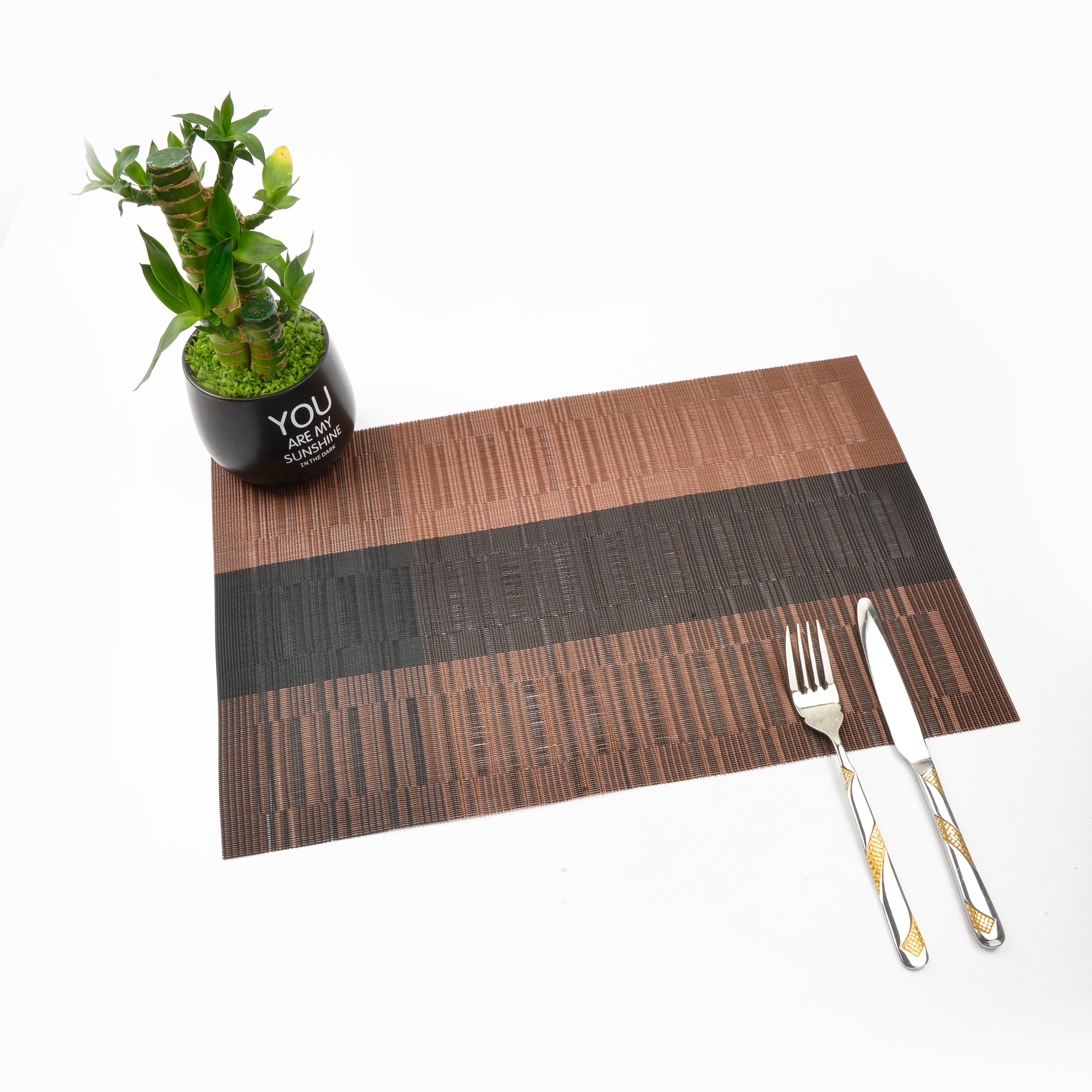 餐垫PVC防/隔热垫/西餐垫白底实物图