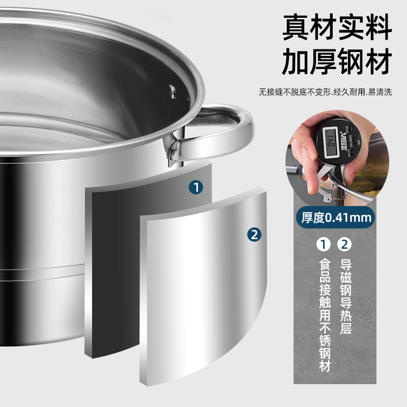 不粘锅/不锈钢汤锅/套锅细节图