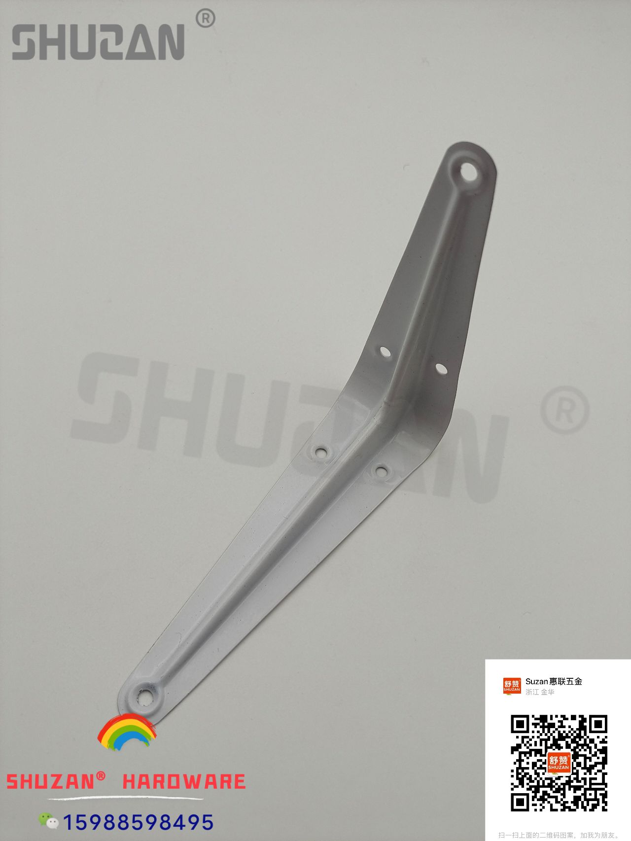 舒赞 白色三层盘支架直播旋转底座展示架盘子支架旋转台多规格可选