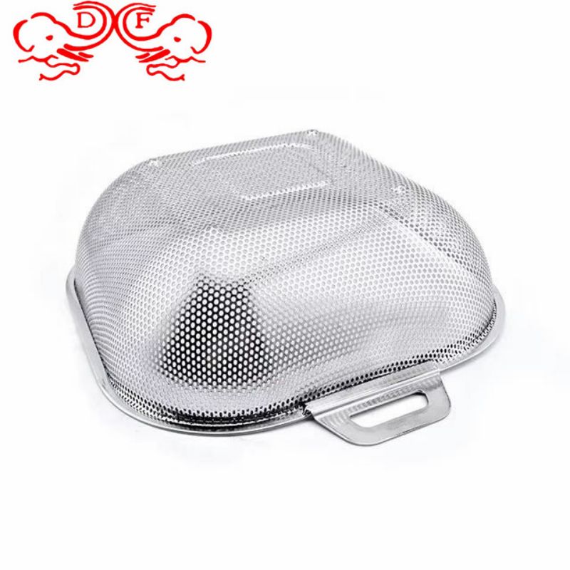 DF68730 stainless steel fruit basket, kitchen draining net basket, knife and fork storage box, storage draining square basket, disinfection cabinet, chopstick basket, vegetable washing basket, DF Trading house Item Picture