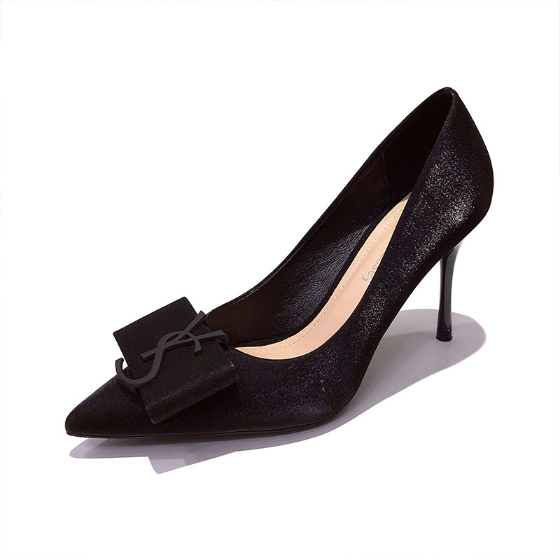 尖头/浅口/性感白底实物图