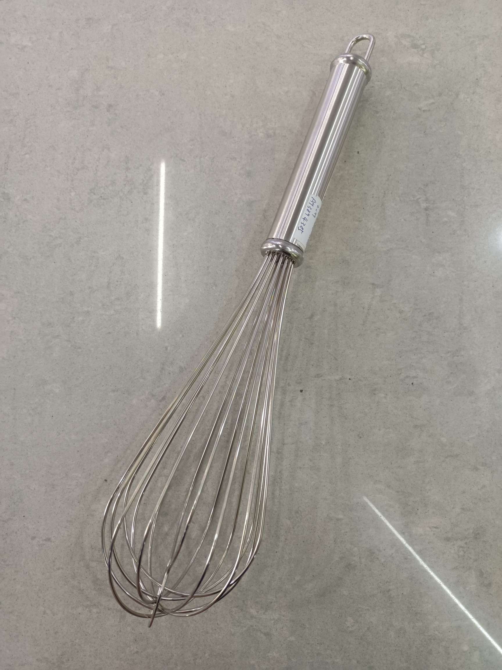 烘焙工具不锈钢奶油搅拌器手持式8线加粗圆头无磁柄手动打蛋器详情图5