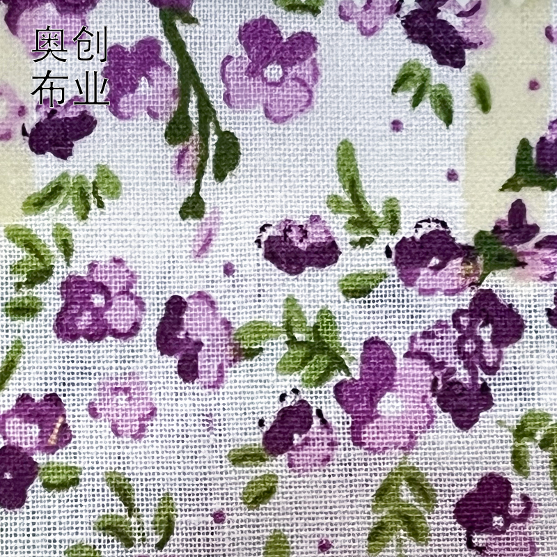 All-cotton plain printed fabric, country-style small floral patterns, fresh fabric, DIY handmade accessories, decorative fashion, shoes, hats and accessories Specification image